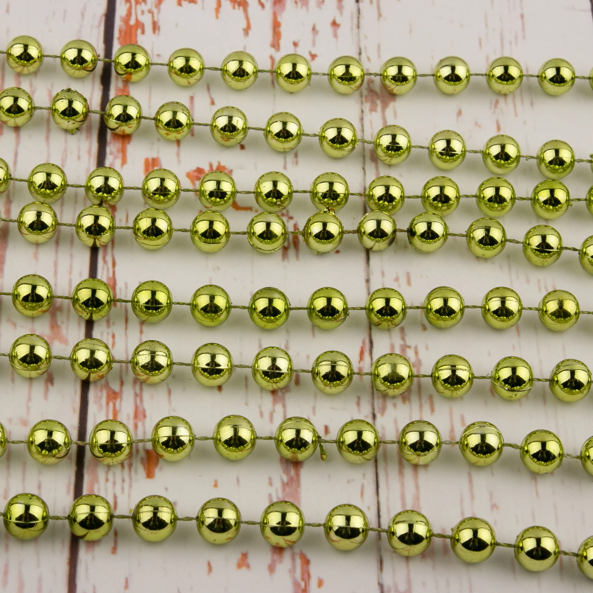 10mm Plastic Beads - Gold - Image 2