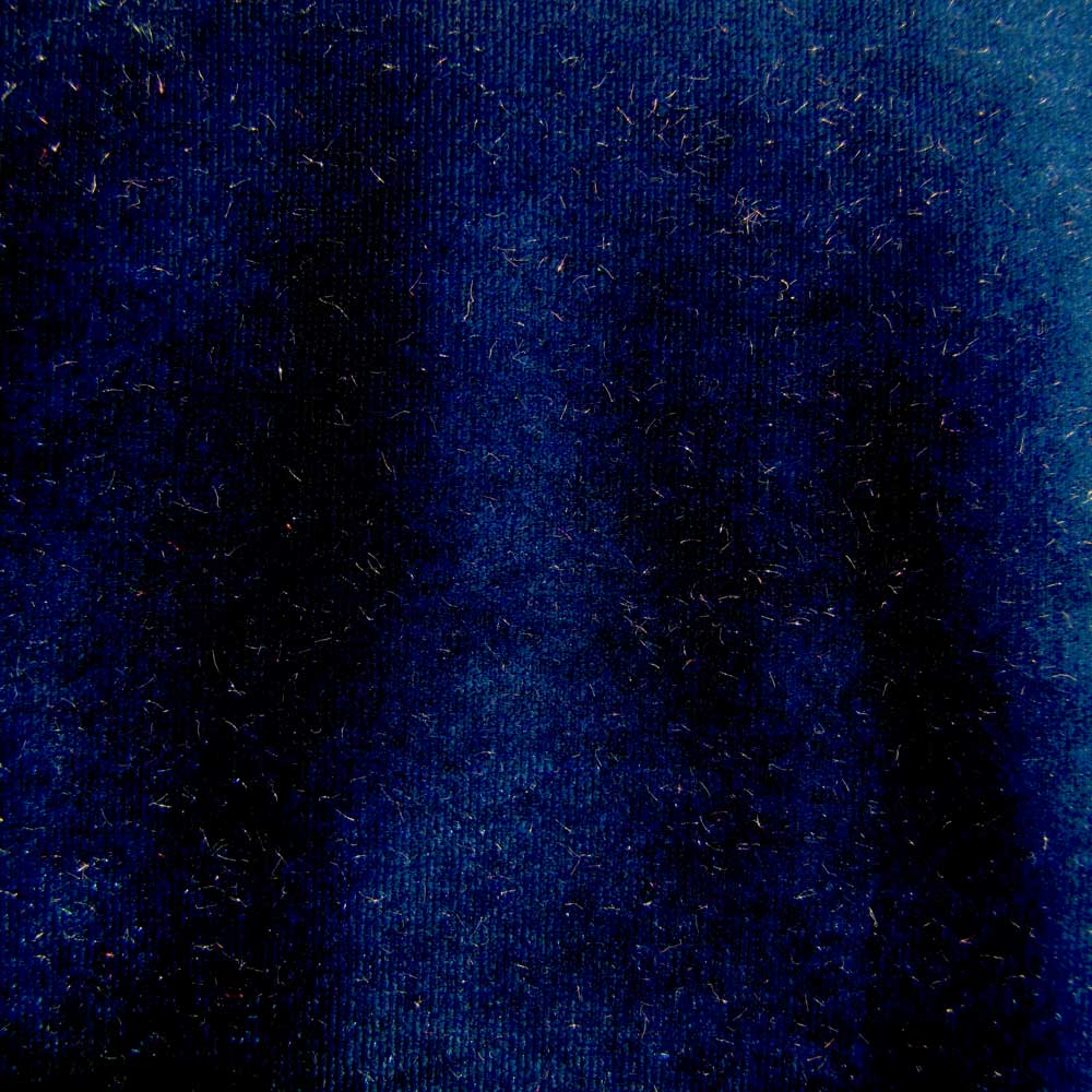 6 x 6 Fashion Fabric Swatch - Stretch Velvet 4-Way - Royal