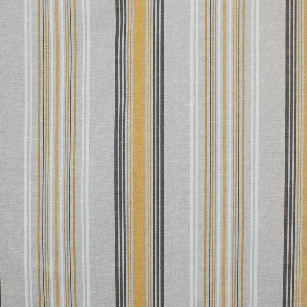 9 x 9 inch Home Decor Fabric Swatch - Home Decor Fabric VERONA - Tranquil stripes - Yellow