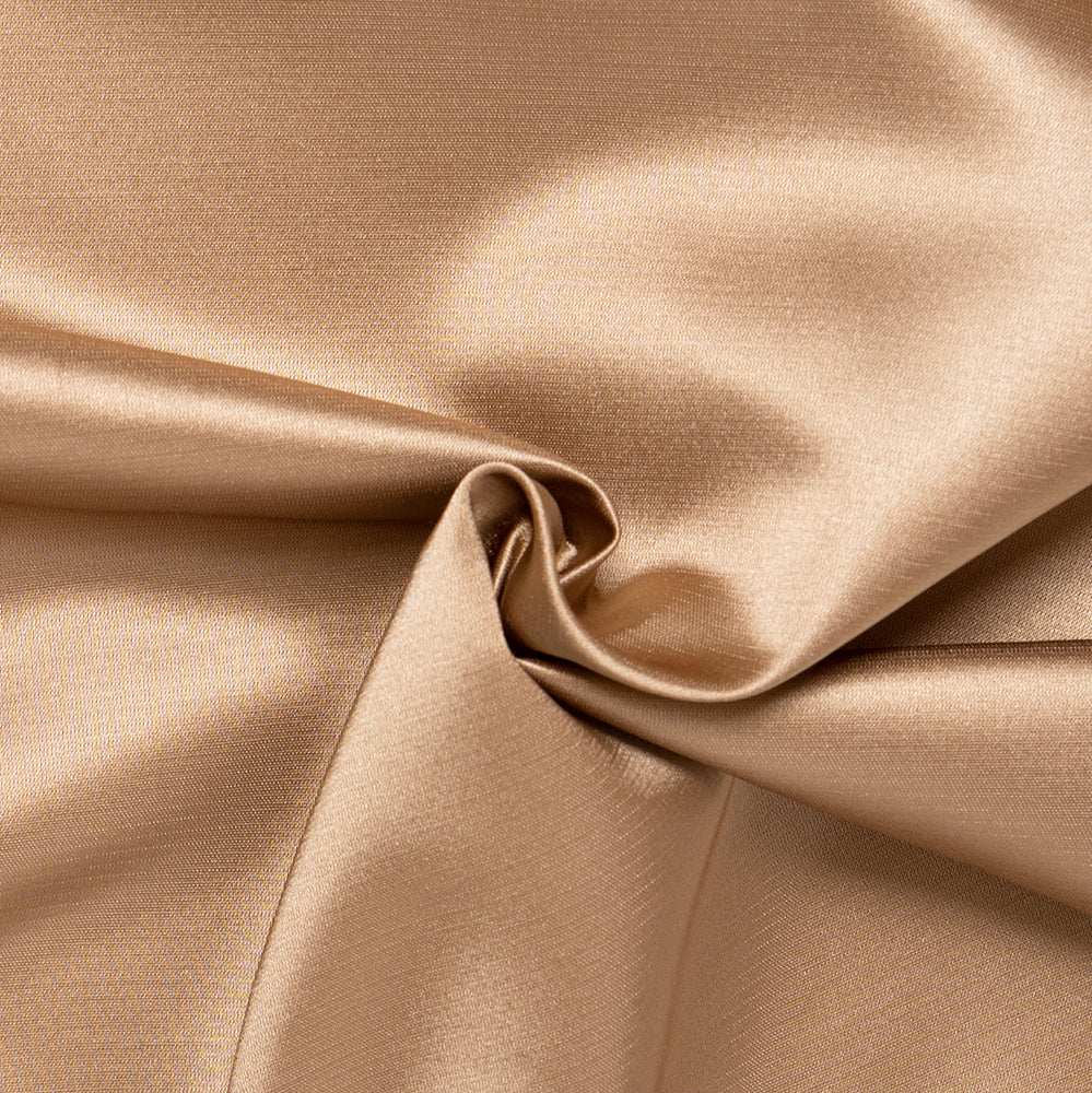 9 x 9 inch Swatch - Home Decor Fabric - Urban Garden - Arya Plain Satin Gold - Image 2