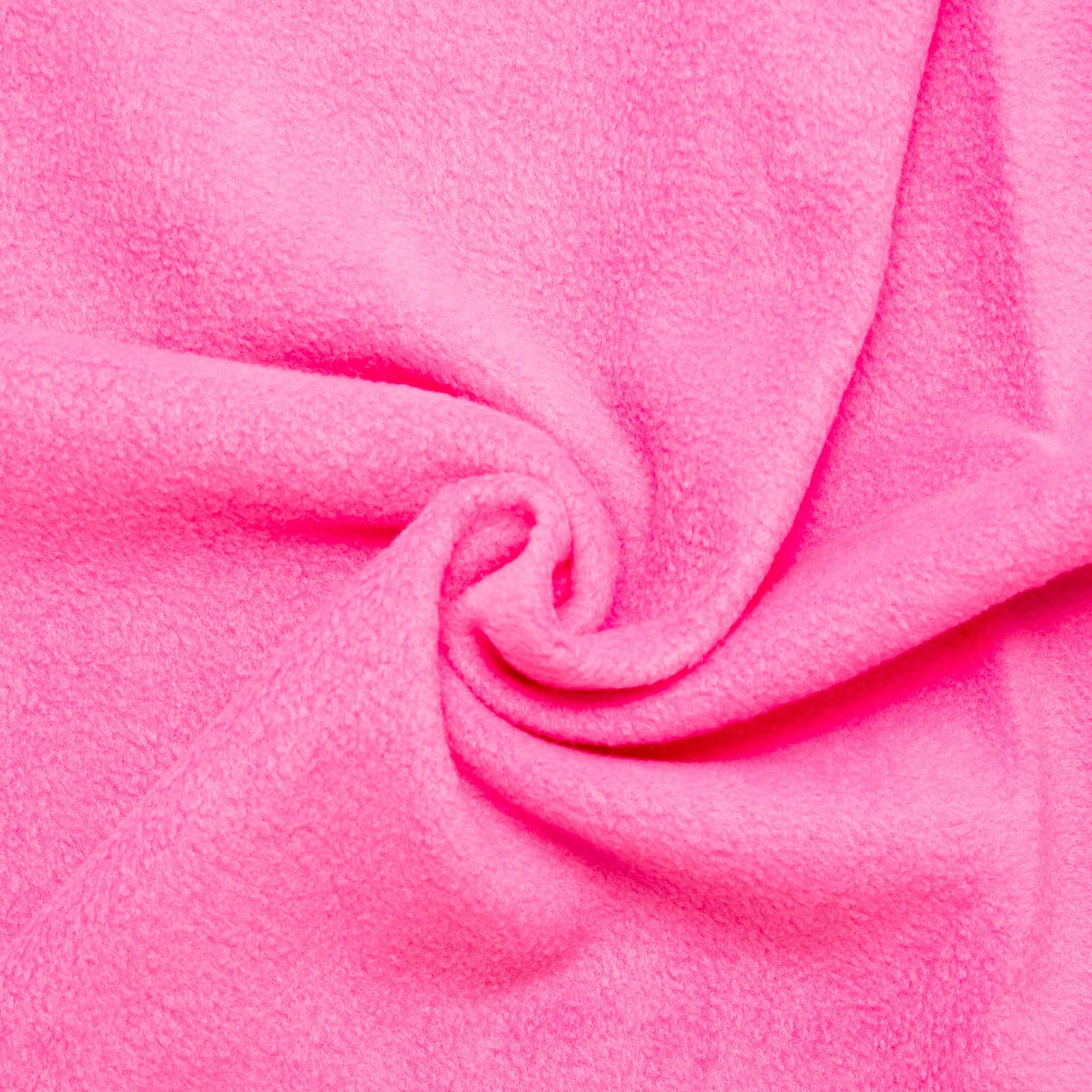 Anti-pill Arctic Fleece Solid - ICY - Carmine rose - Image 2