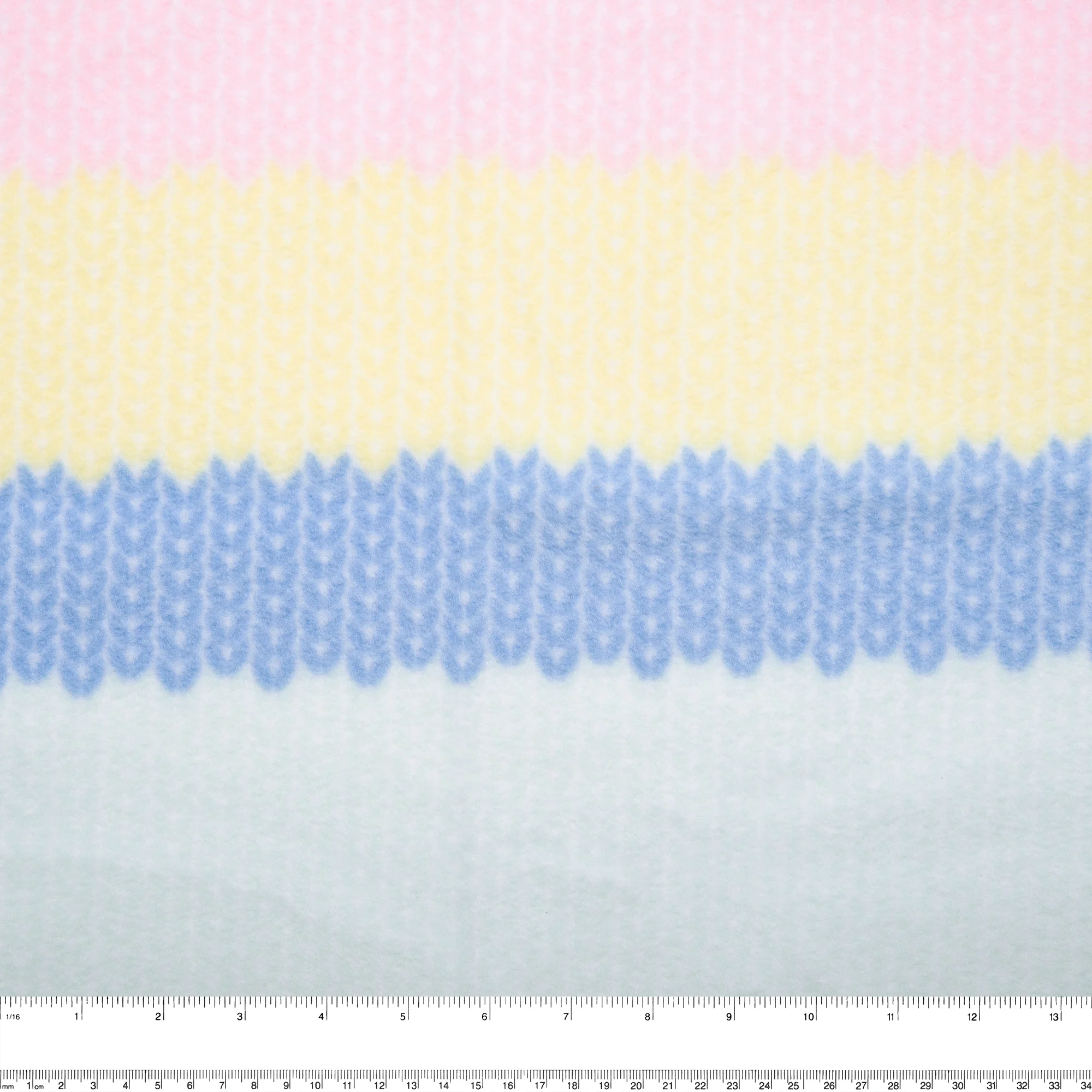 Anti Pill Fleece Print - SLIPPY - Knit - Pink - Image 3