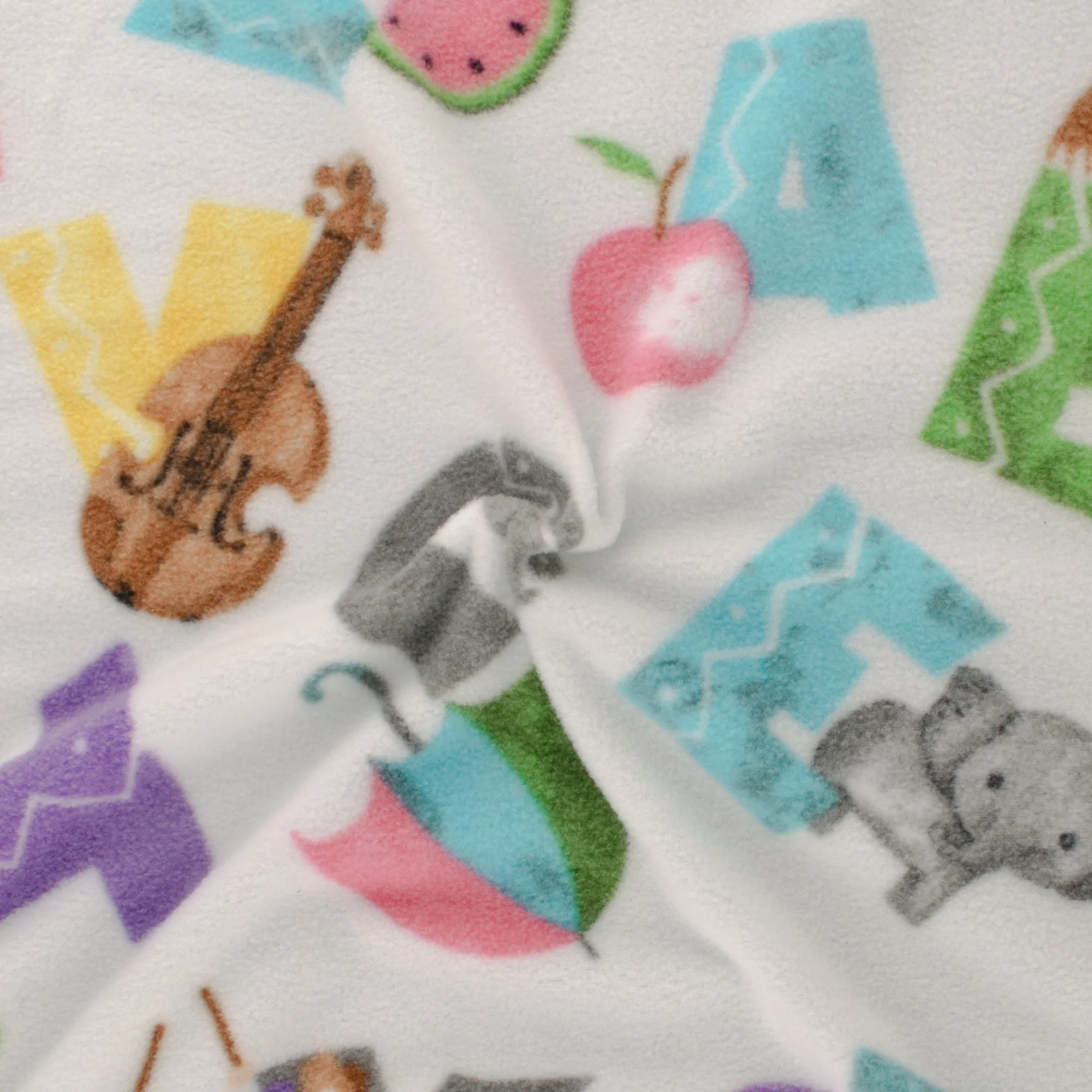 Anti Pill Fleece Print - MONTANA - 313 - Sorbet - Image 2