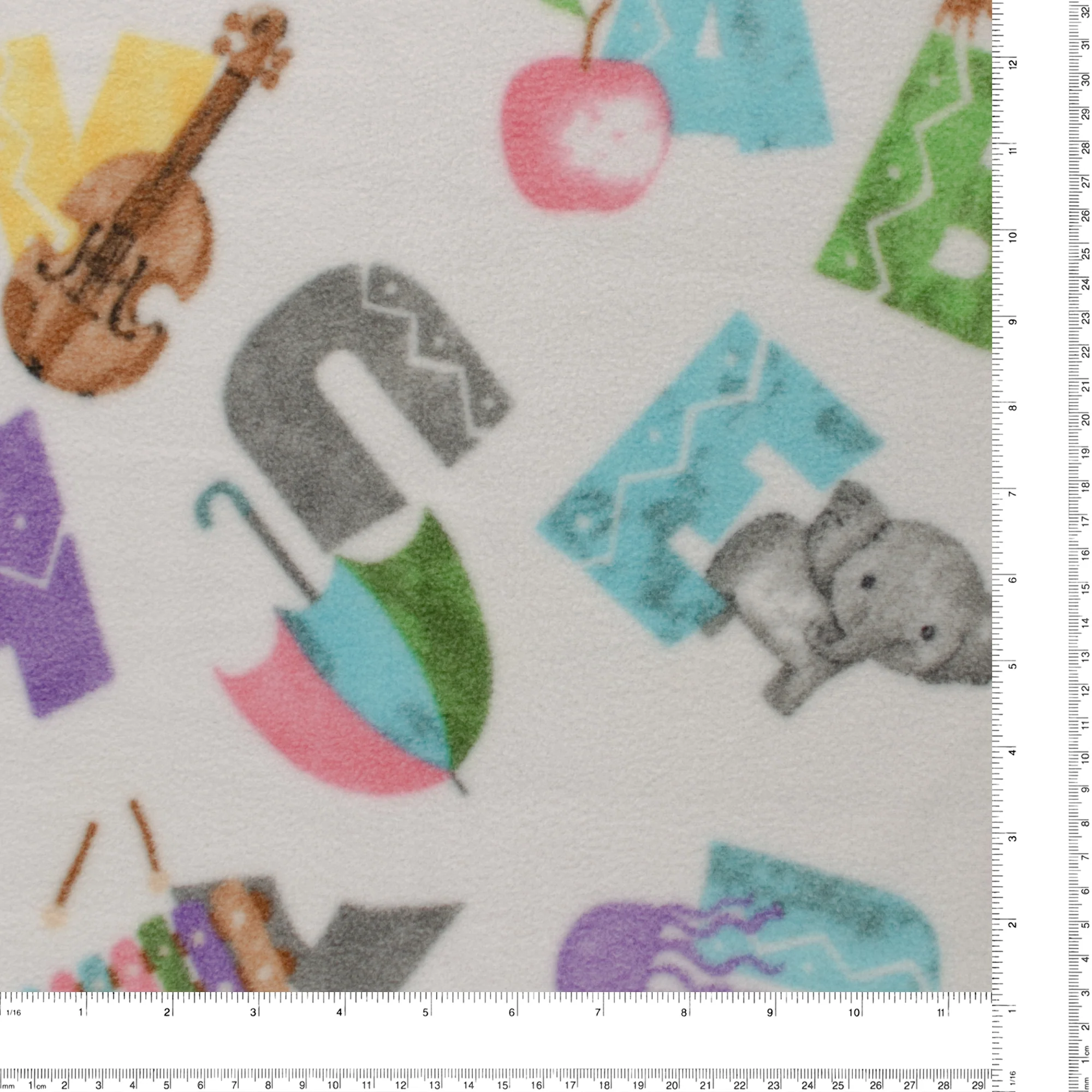 Anti Pill Fleece Print - MONTANA - 313 - Sorbet - Image 3