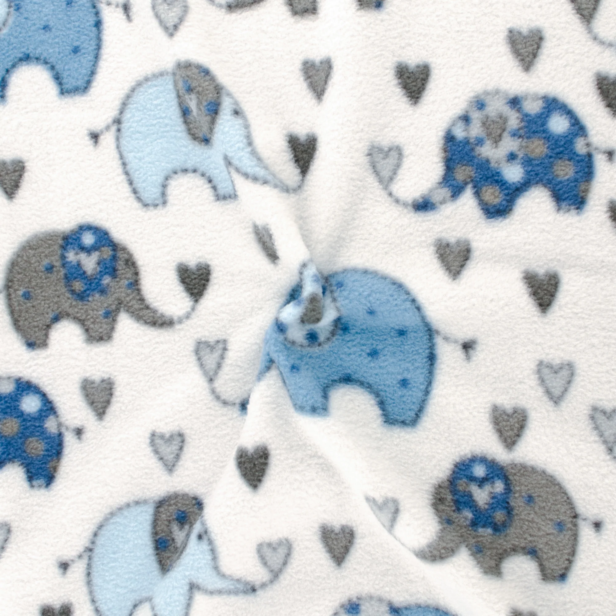 Anti Pill Fleece Print - MONTANA - 320 - Blue - Image 2