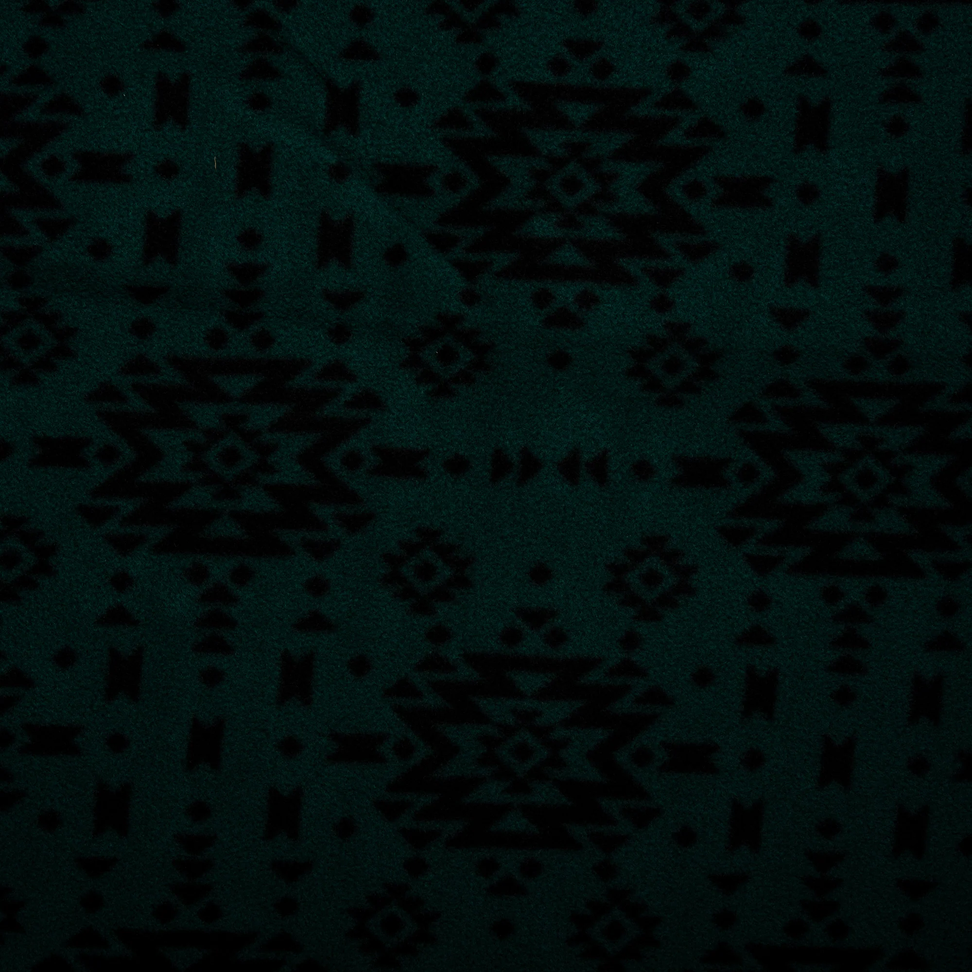 Anti Pill Fleece Print - SLIPPY - Navajo - Spruce