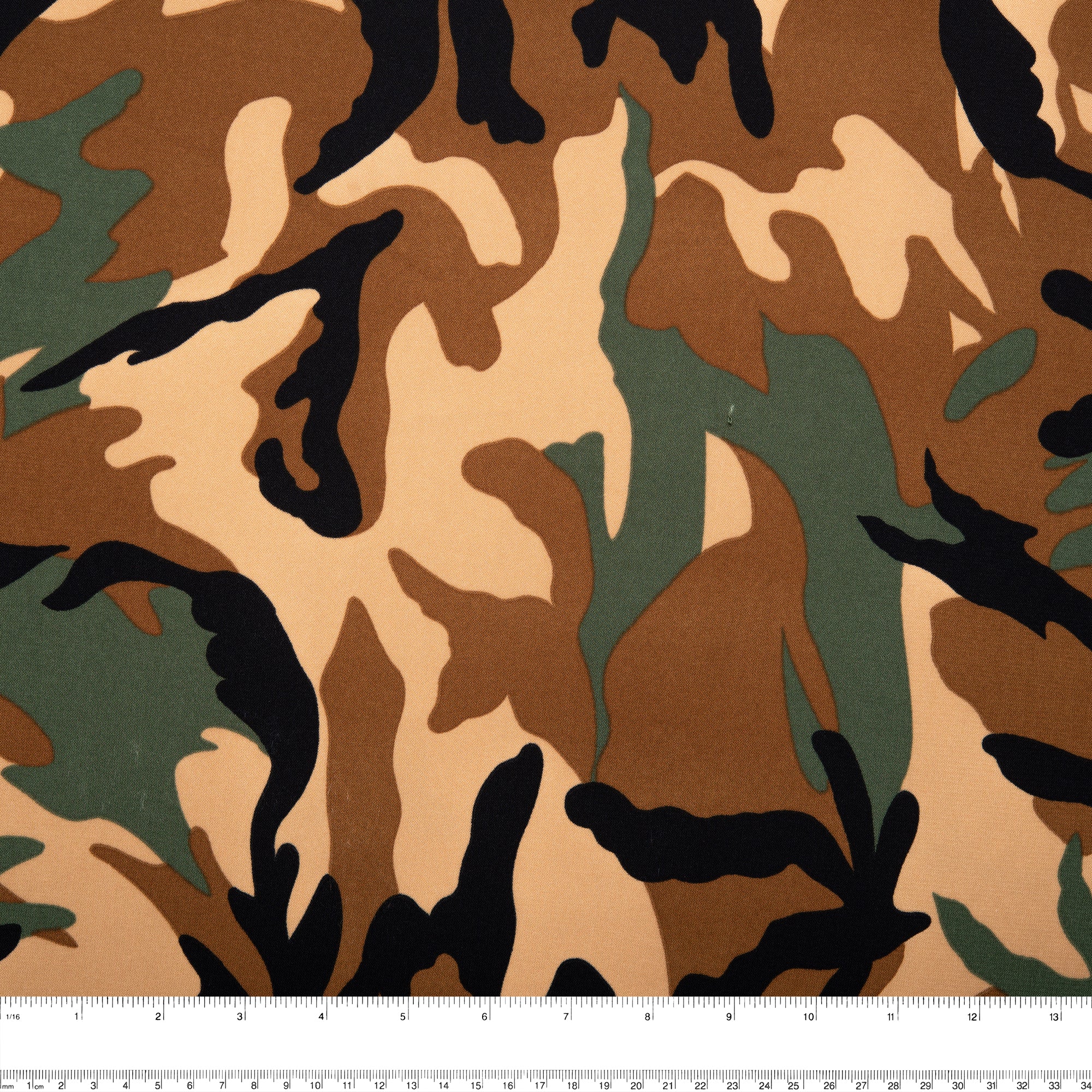 Assorted Polyester Print - Camouflage - Brown Mix - Image 3