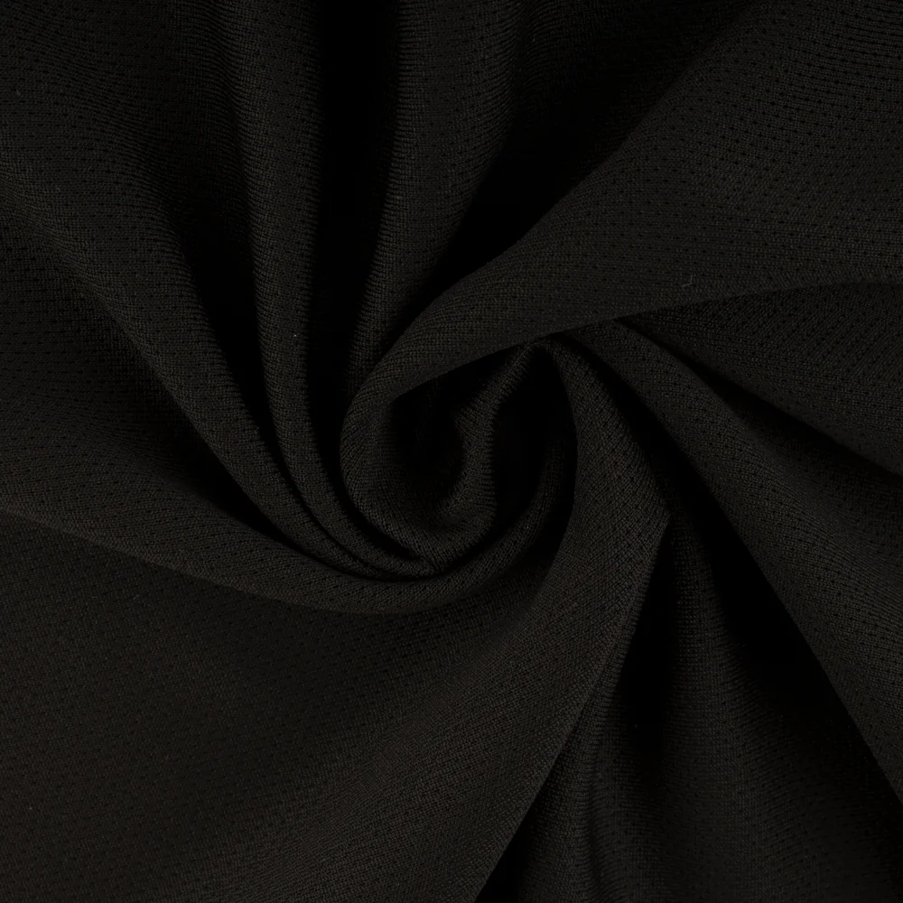 Athletic Breathable Jersey - Black - Image 2