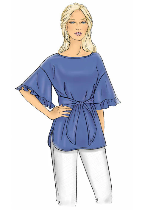 B6685 Misses' Top and Sash (Size: L(16-18) - XL(20-22) - XXL(24-26)) - Image 6