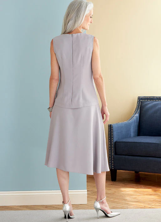 B6796 Misses' Jacket, Dress, Top, Skirt & Pants (Size: 16-18-20-22-24) - Image 5