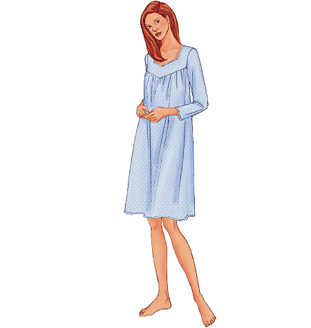 B6838 Misses'/Misses' Petite Nightgown - Image 4