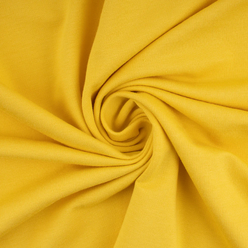 BAMBOO French Terry Knit - Lemon - Image 2
