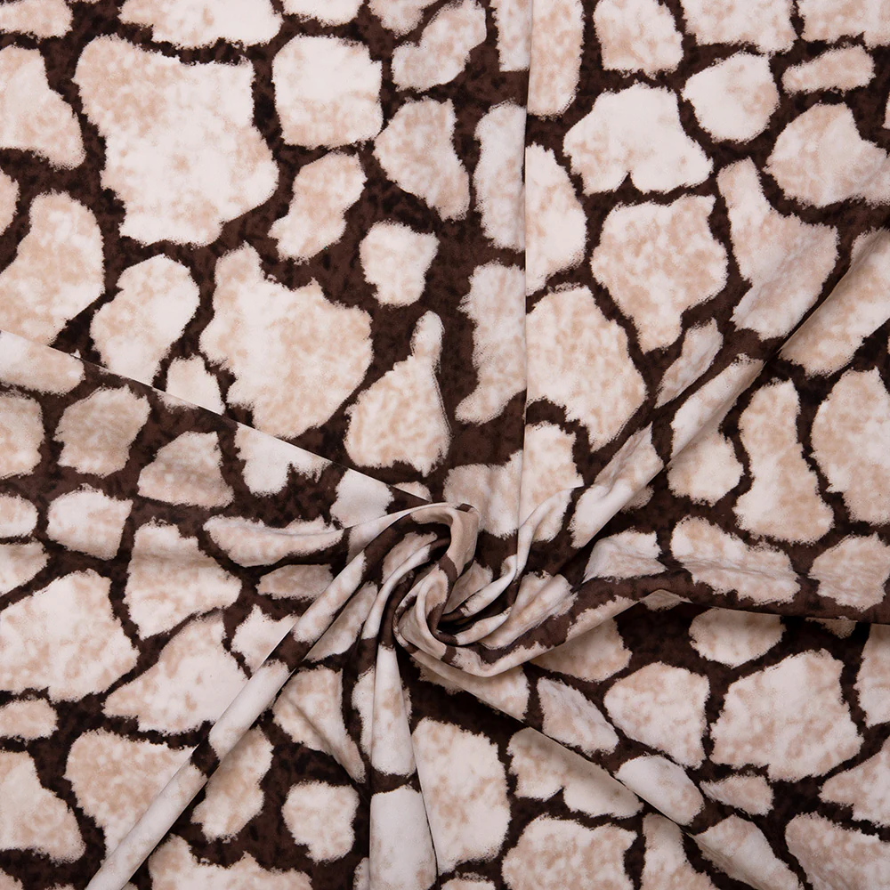 Bathing Suit Print - Giraffe - Brown - Image 2