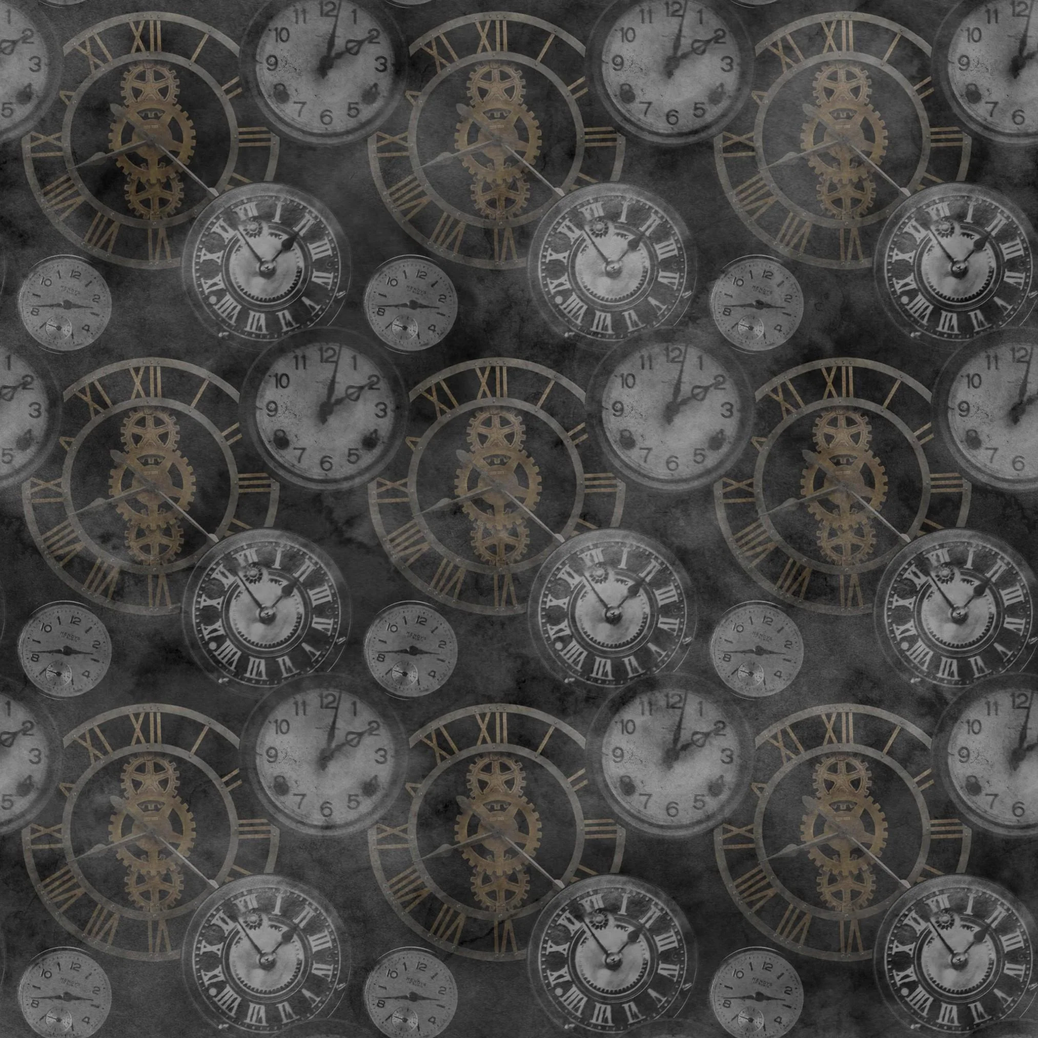 BDS Smokey Clock Face Paper
