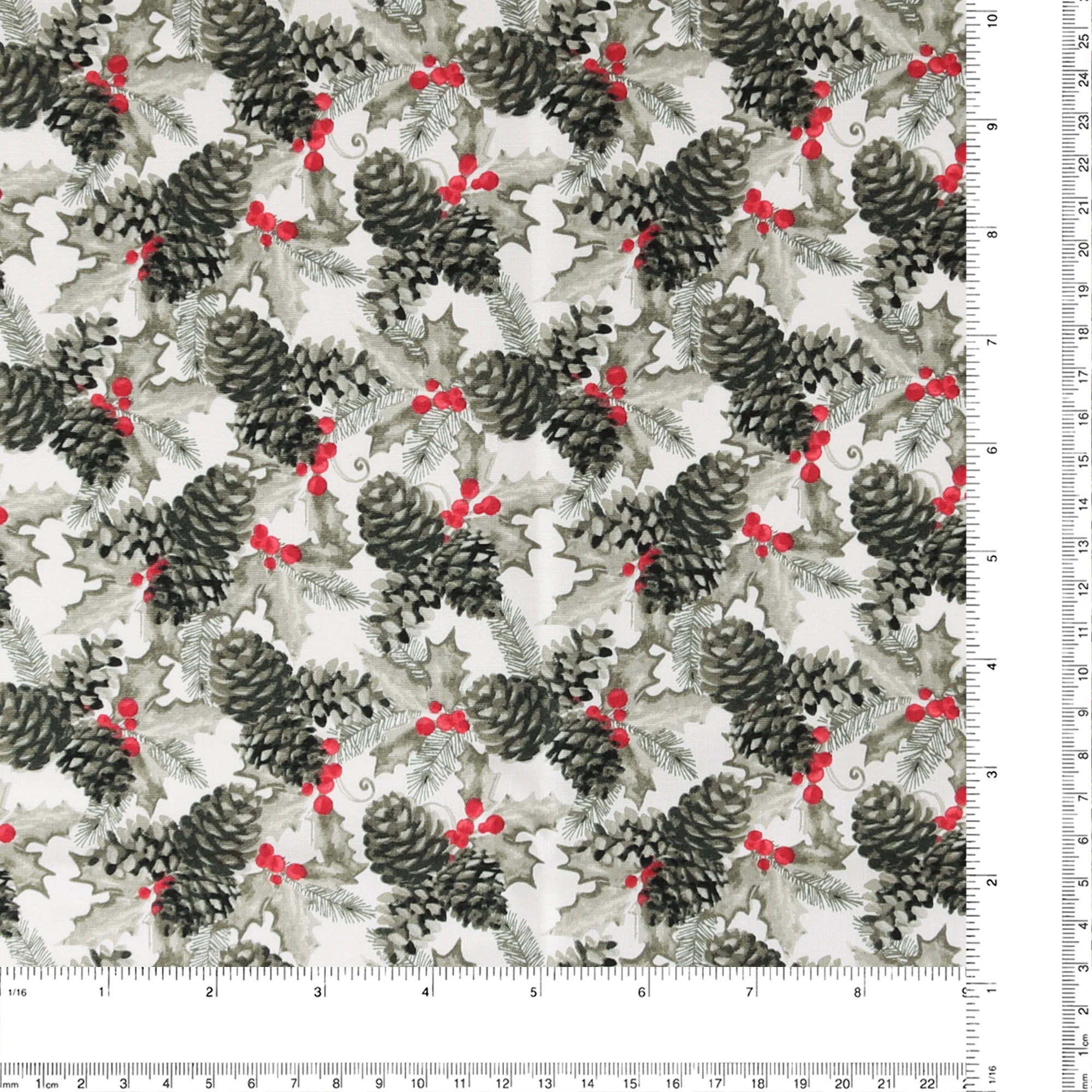 Blank - Printed Cotton - HOLIDAY STYLE - 002 - Grey - Image 3