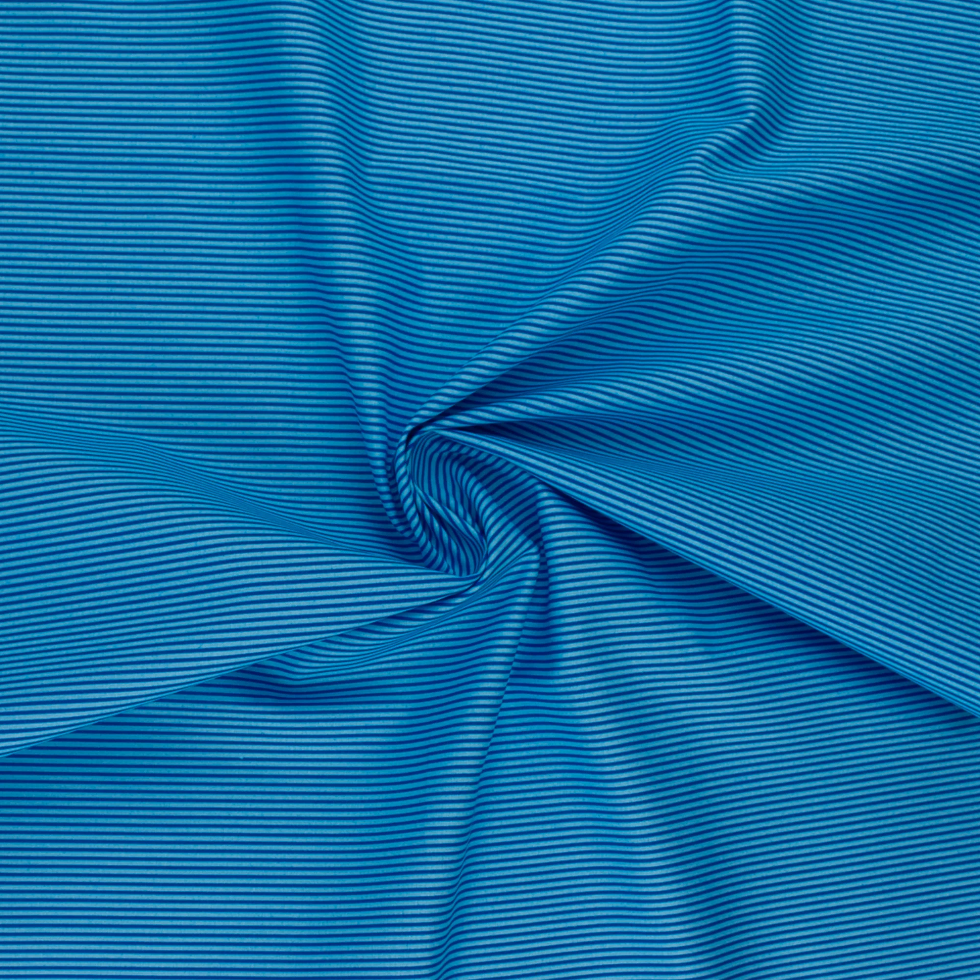 Blender Fabric - MINI STRIPE - Blue - Image 2