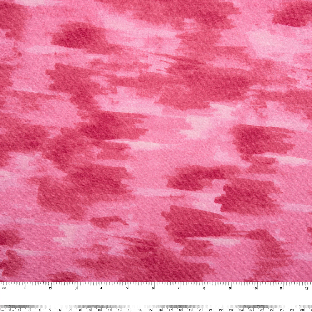 Blenders Cotton Print - Brush stroke - Pink - Image 2