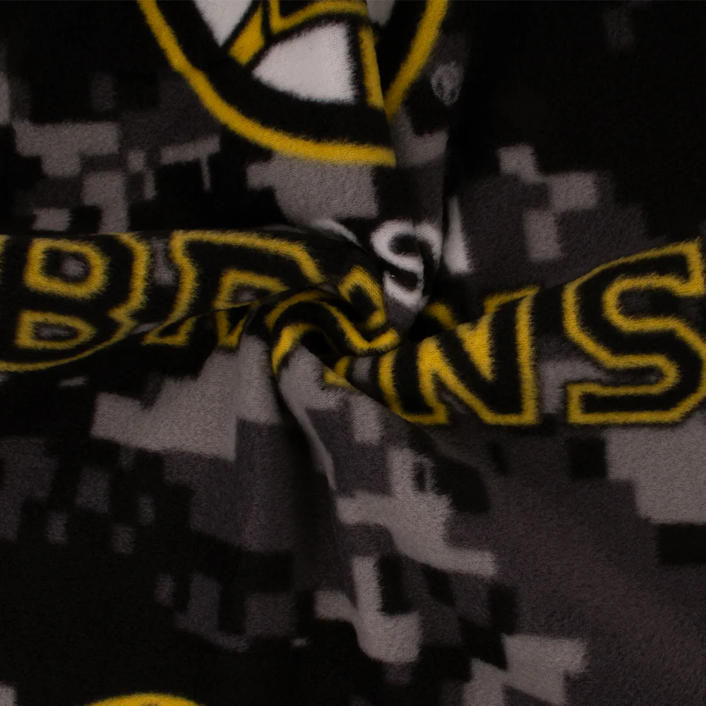 Boston Bruins - NHL Fleece Print - Camouflage - Brown - Image 2