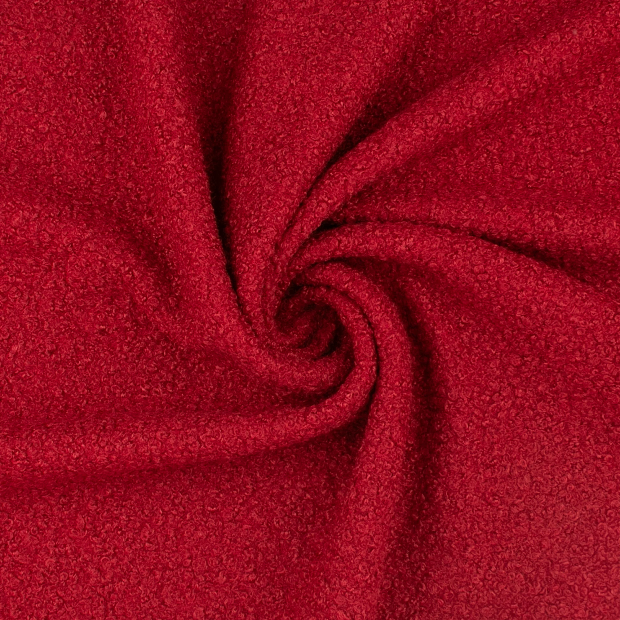 Bouclé coating - Red - Image 2