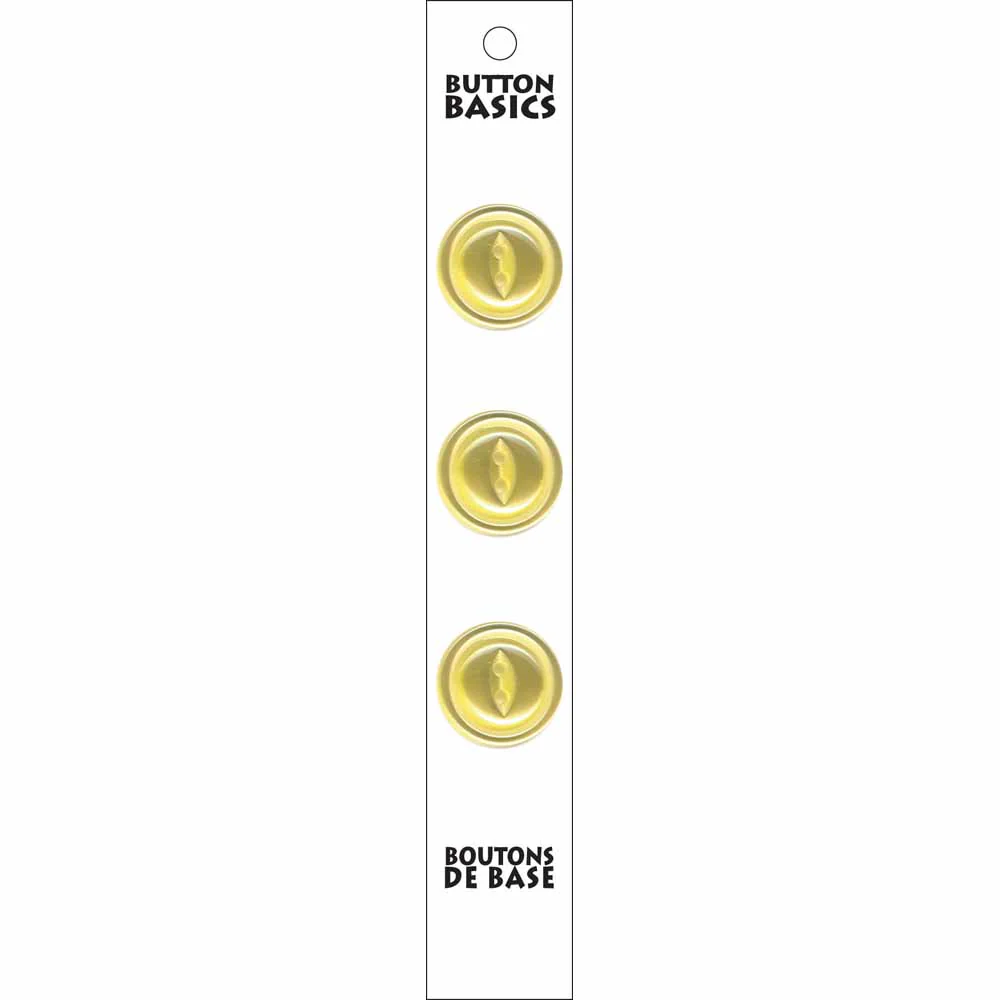BUTTON BASICS 2 Hole Buttons - 19mm (¾") - 3 pcs
