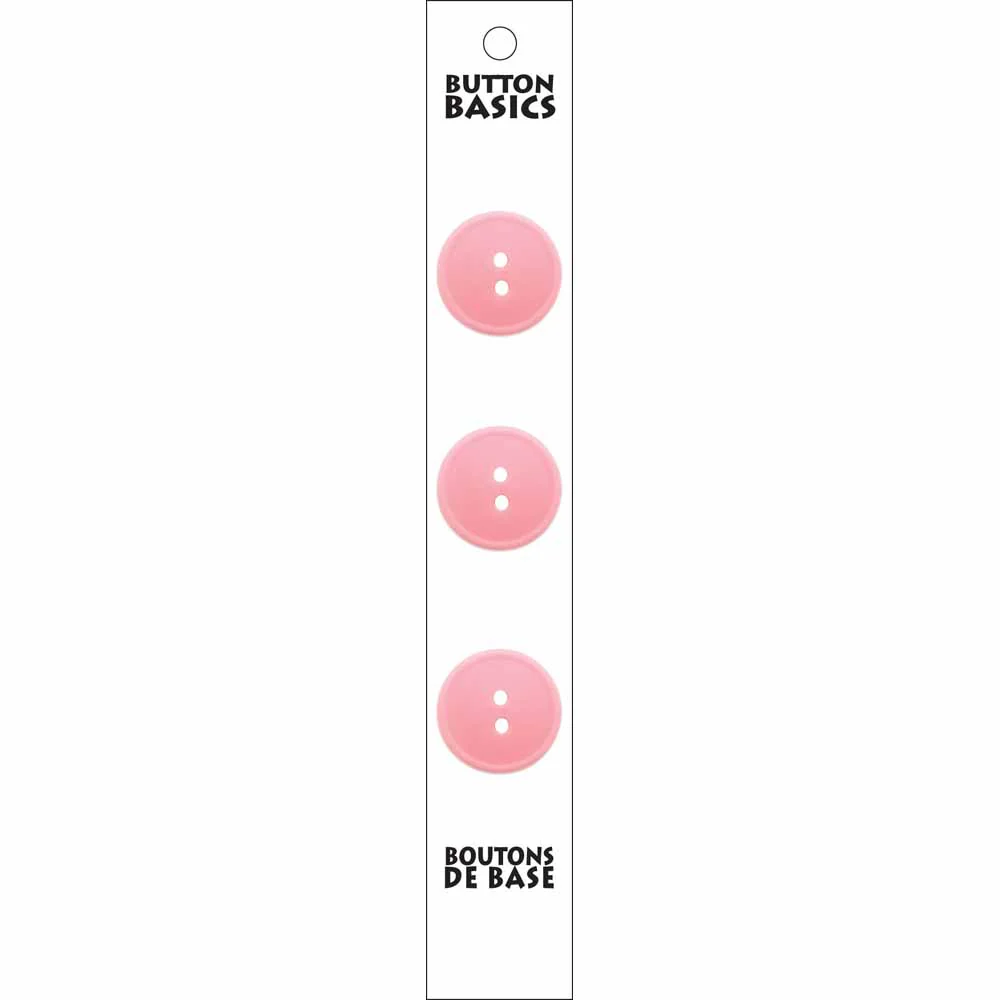 BUTTON BASICS 2 Hole Buttons - 19mm (¾") - 3 pcs