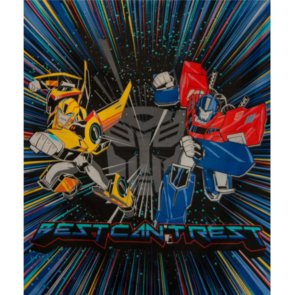 Camelot - PRIVILÈGE - Licensed Cotton Print - Transformers - Panel 36'' X 44'' (90cm X 112cm) - Black