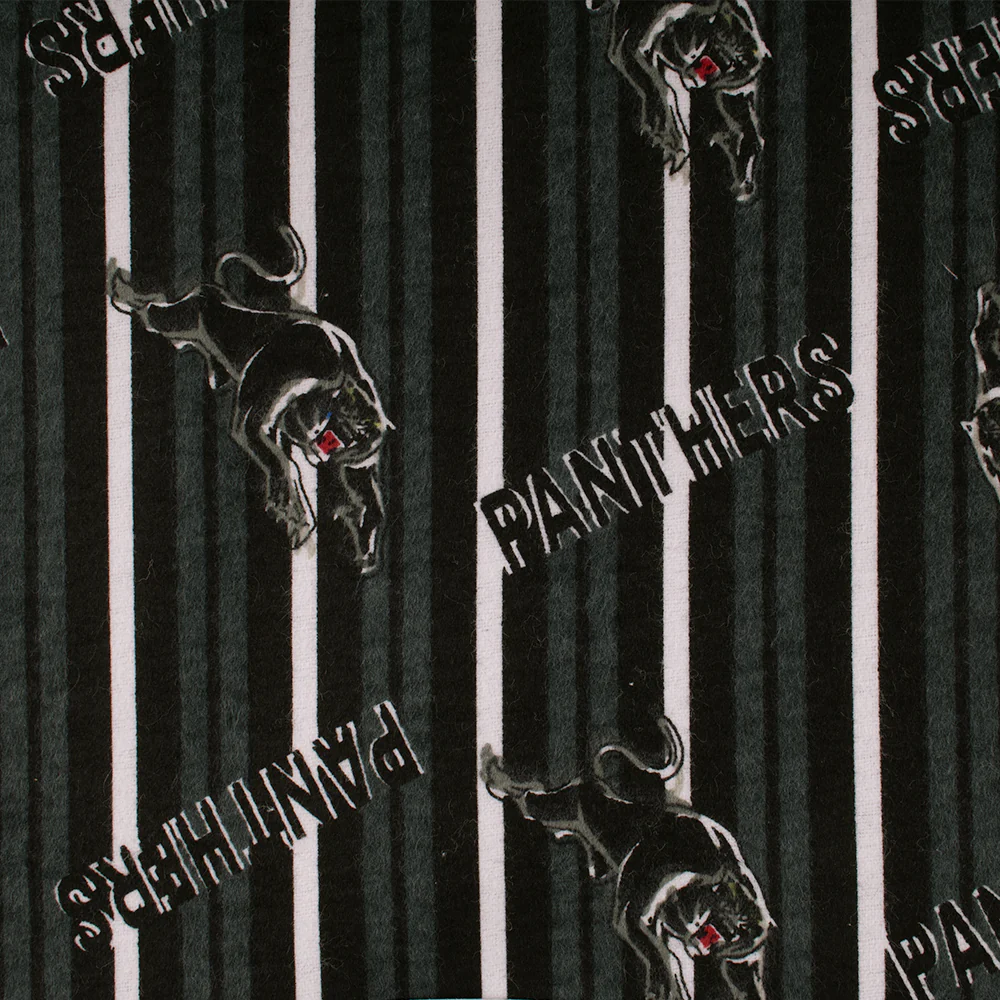 Chelsea Flannelette Print - Panthers - Grey