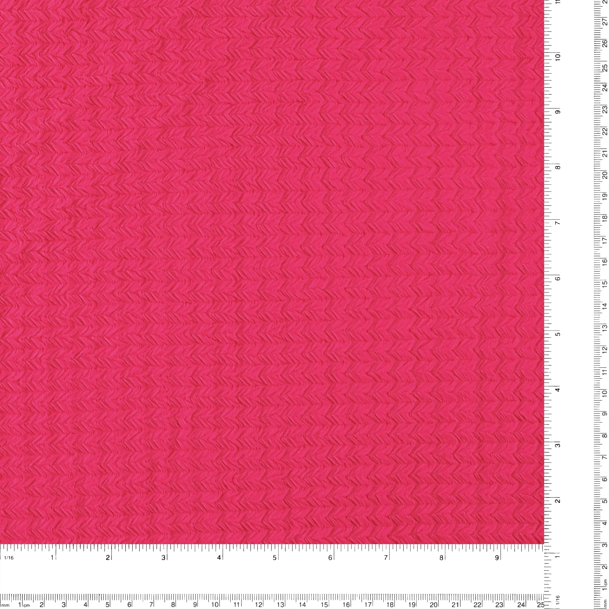 Chevron Knit Solid - IBIZA - 001 - Hot Pink - Image 3