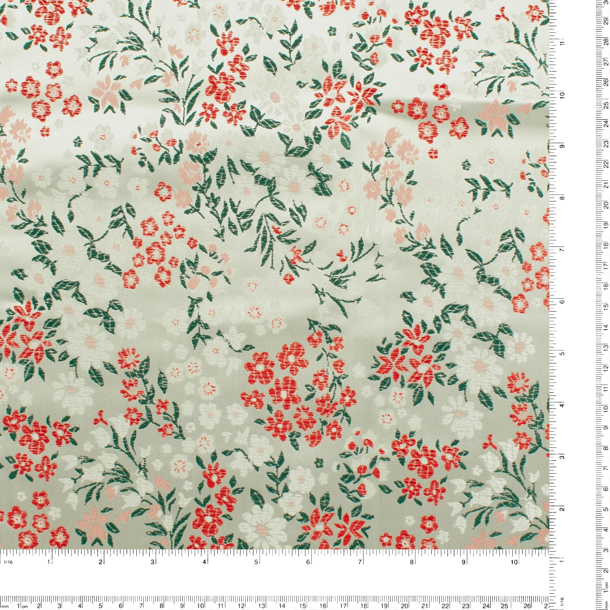 Chinese Brocade - 053 - Silver - Image 3