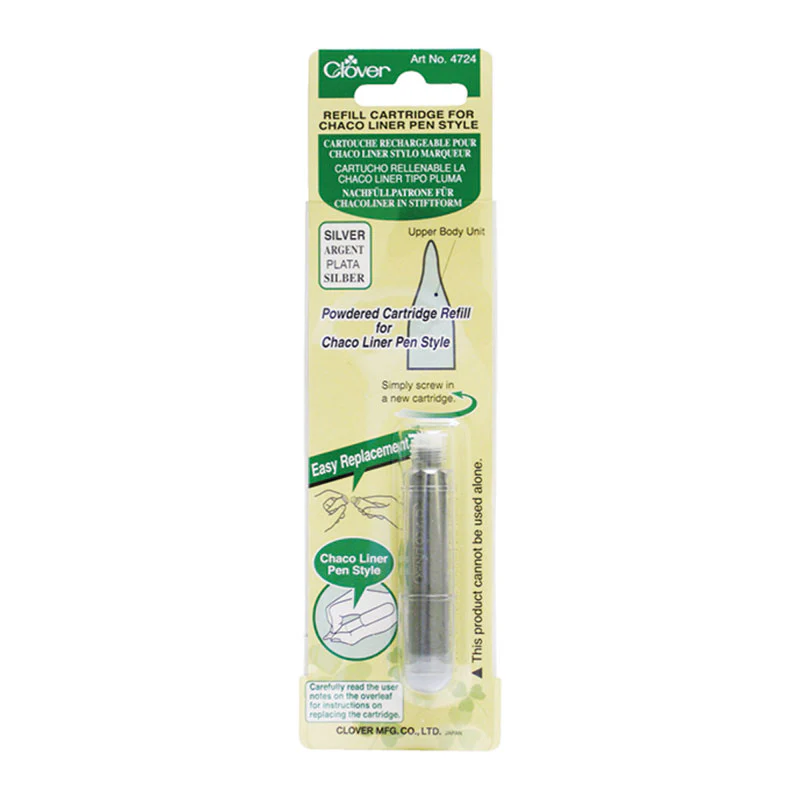 CLOVER - Pen Style Chaco Liner Refill - Silver