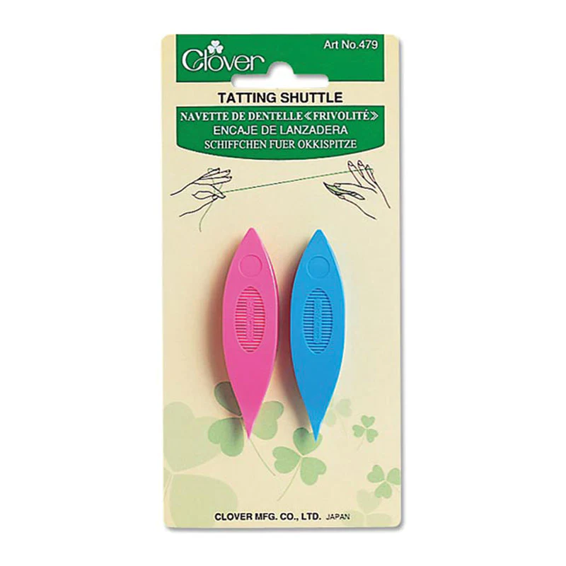 CLOVER - Tatting Shuttle - Assorted Colours - 2 pcs.