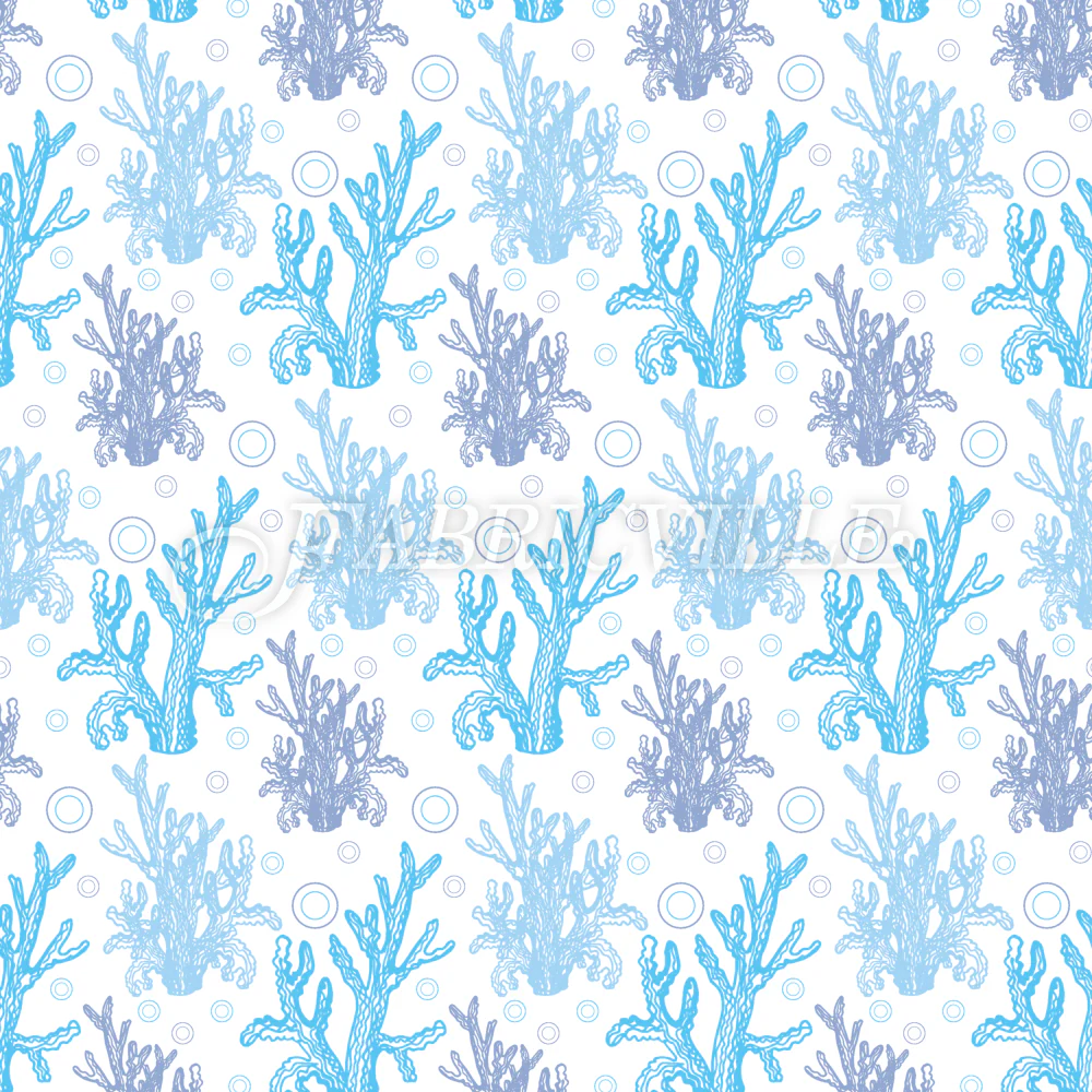 Coral reef and bubbles