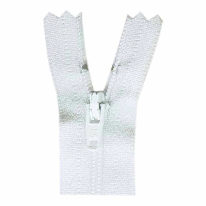 COSTUMAKERS General Purpose Closed End Zipper 35cm (14″) - White - 1700