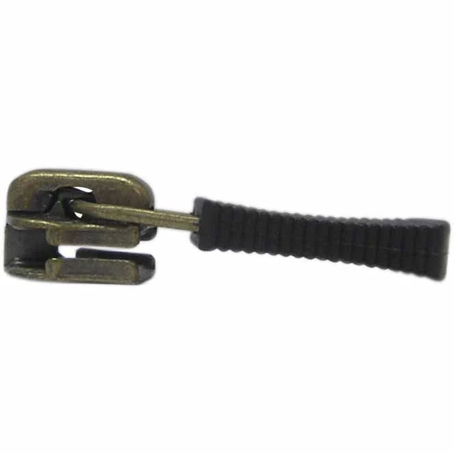 COSTUMAKERS Zipper Slider With Novelty Antique Brass Pull - Image 2