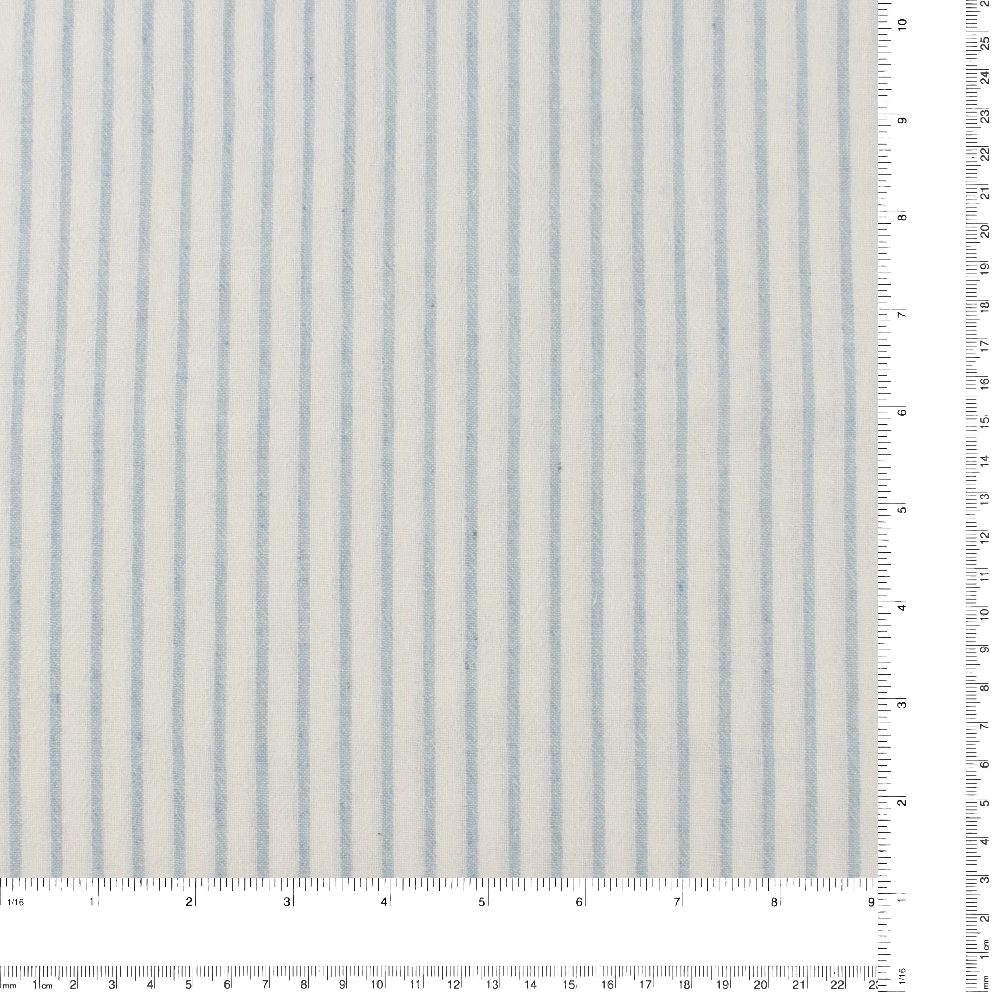Cotton /Linen Stripe - CAYMAN - 002 - Light Blue - Image 3