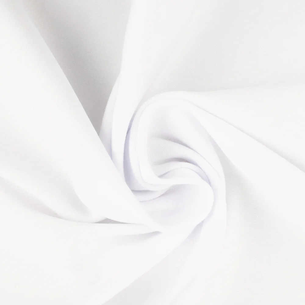 Cotton lycra knit - TELIO - PERLA - White - Image 2