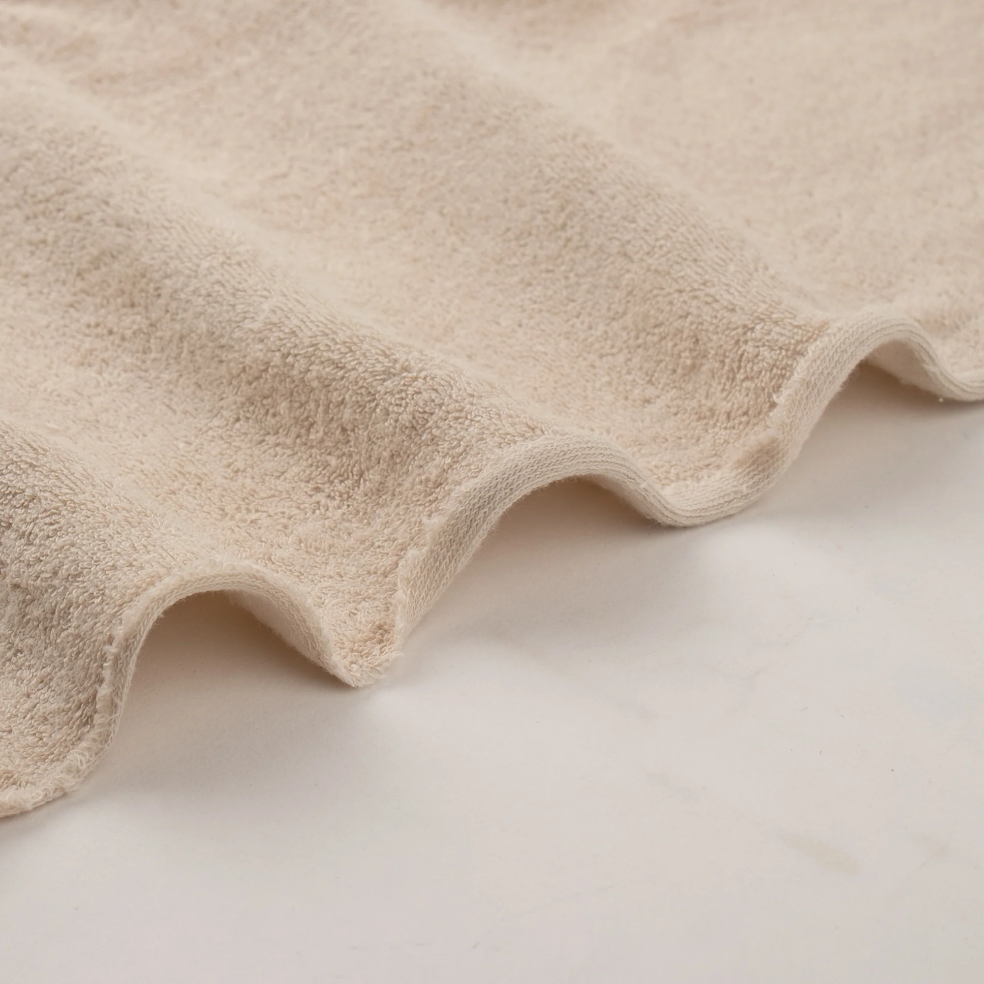 Cotton Poly Terry - PLUSH - Beige - Image 4