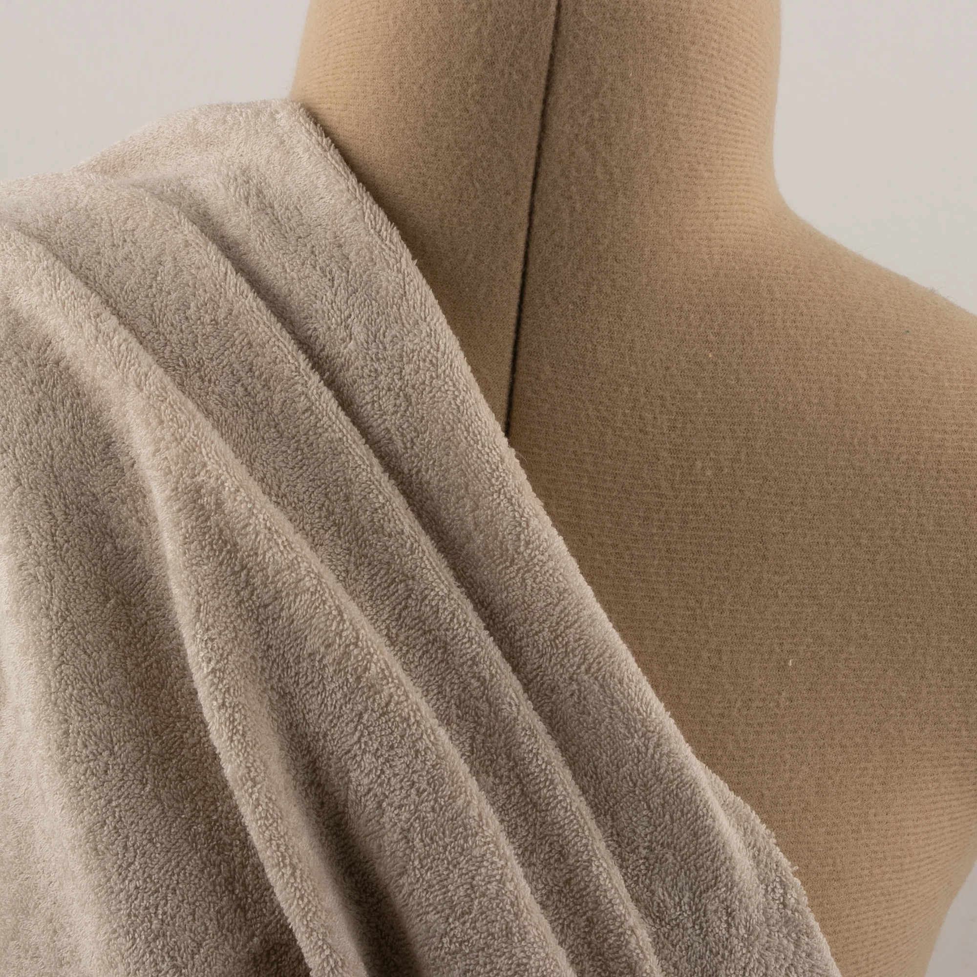 Cotton Poly Terry - PLUSH - Beige - Image 5