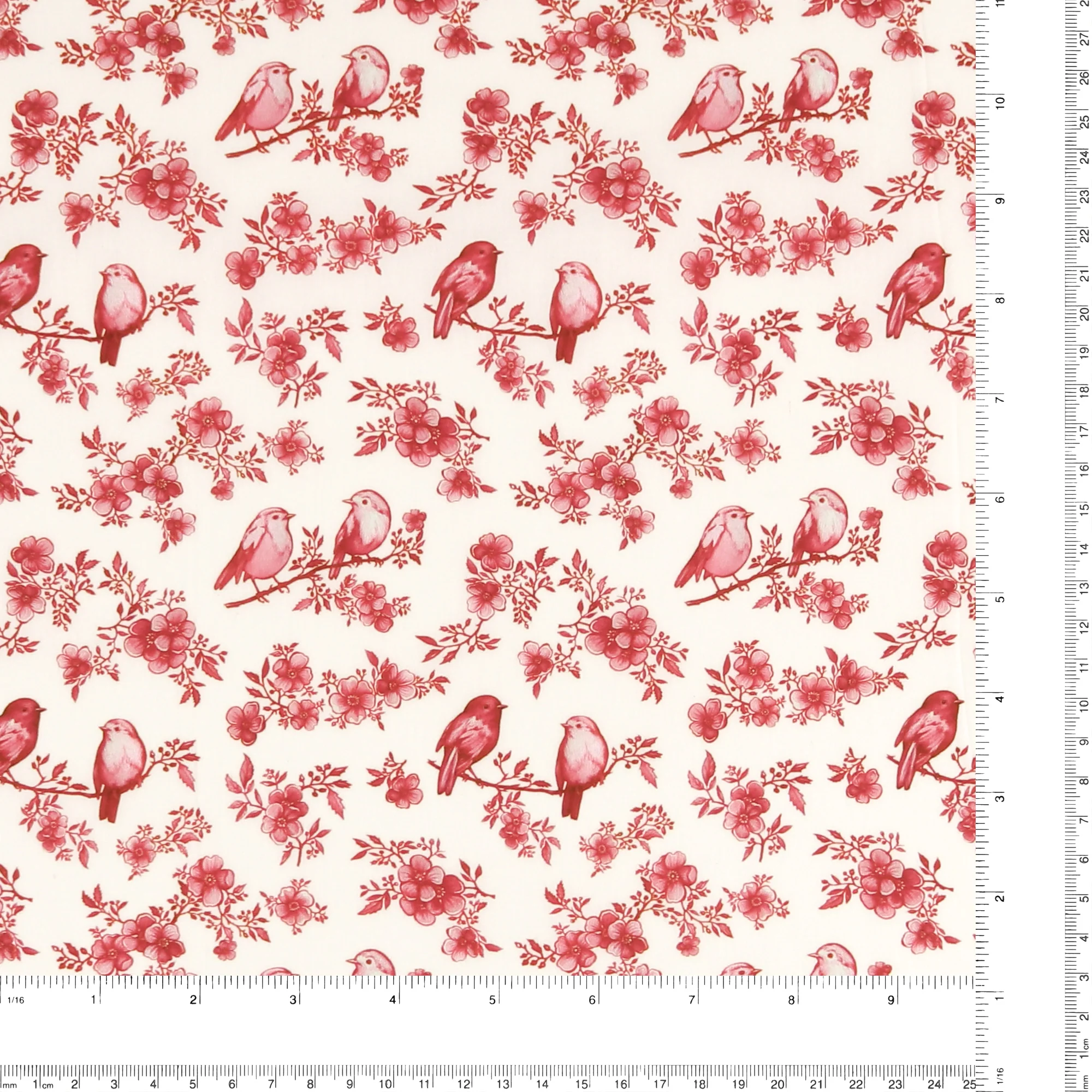 Cotton Poplin Print - DIDI - 003 - White - Image 3