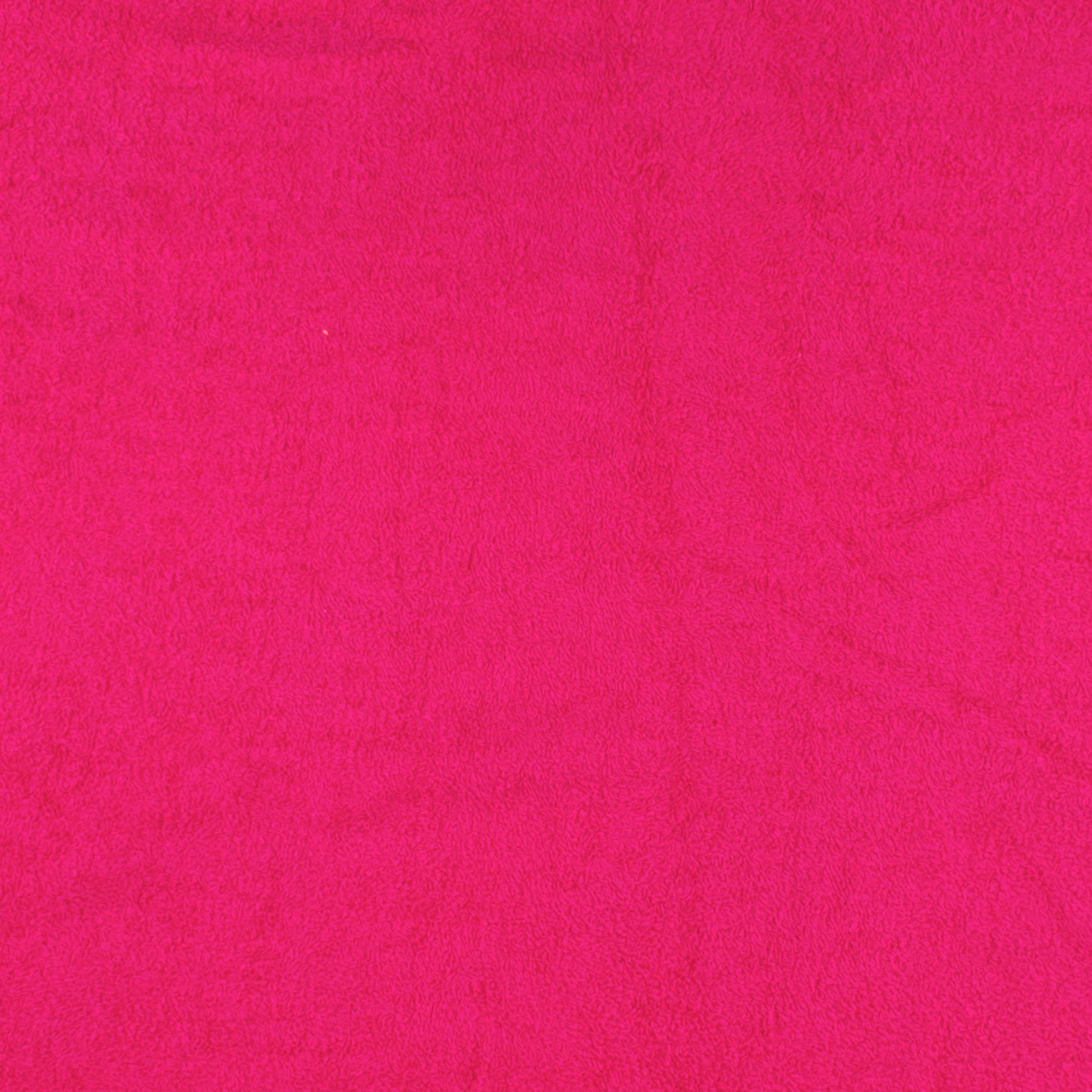 Cotton Terry - Hot Pink