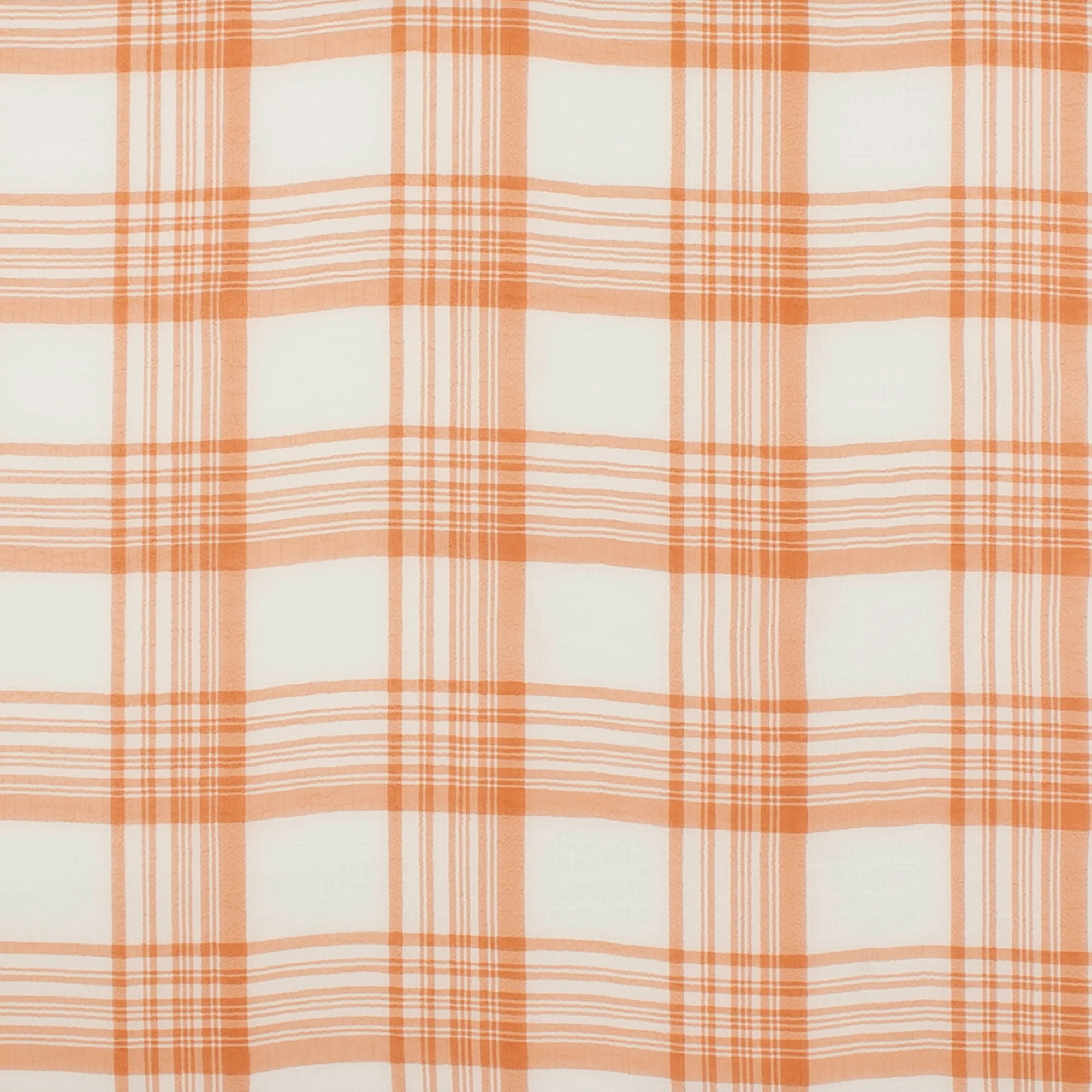 Crepe Chiffon - DAISY - Big Plaid - Brown