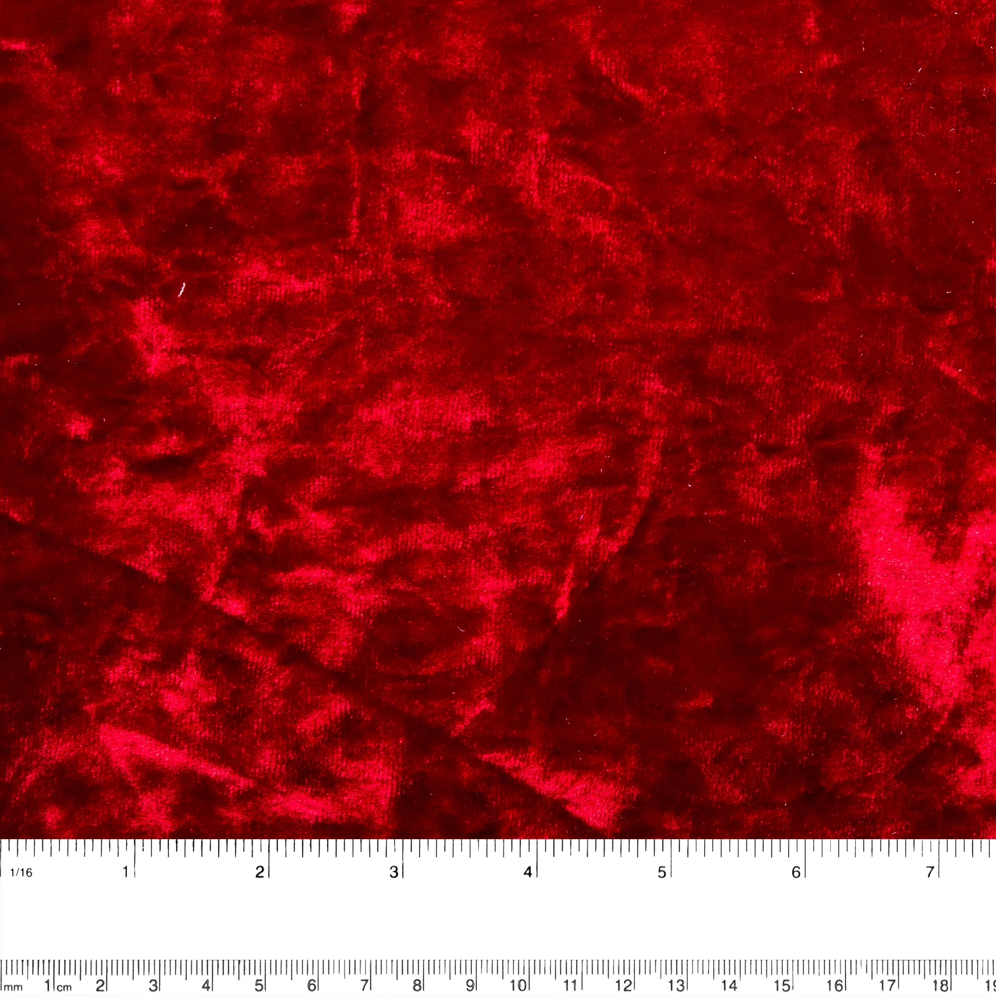 Crushed Ice Velvet - 336 - Red - Image 3