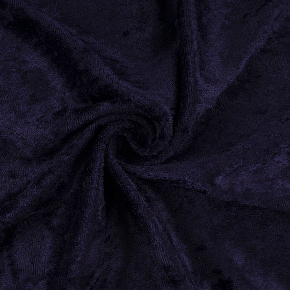 Crushed Panne Velour - Midnight - Image 2