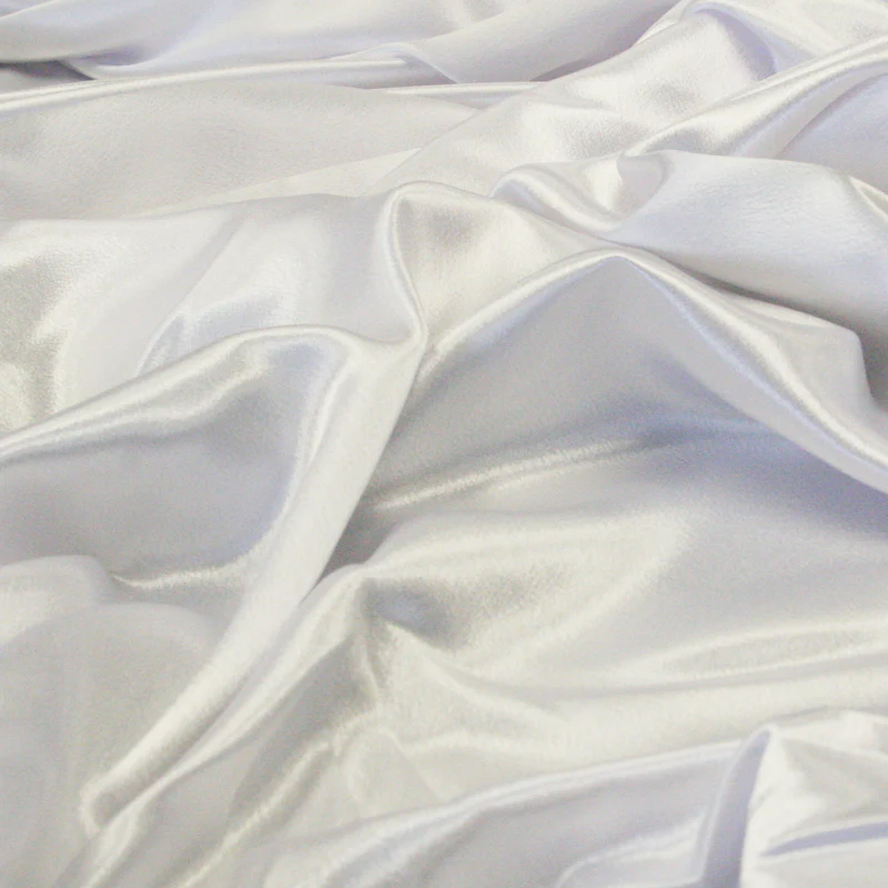 CLICHY Satin Back Crepe - White