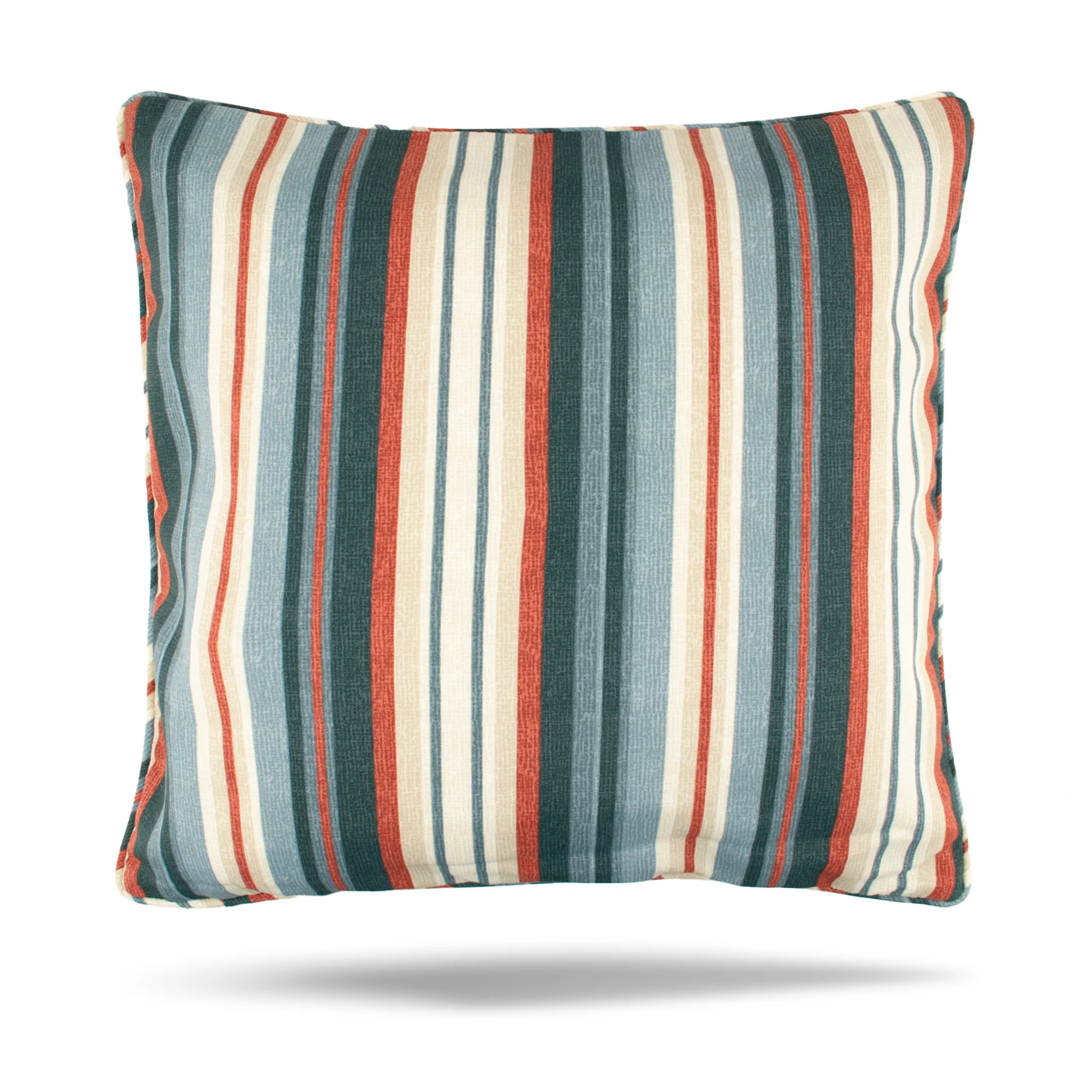 Decorative Outdoor Cushion Cover - Crisantemi Stripe - 20 x 20in