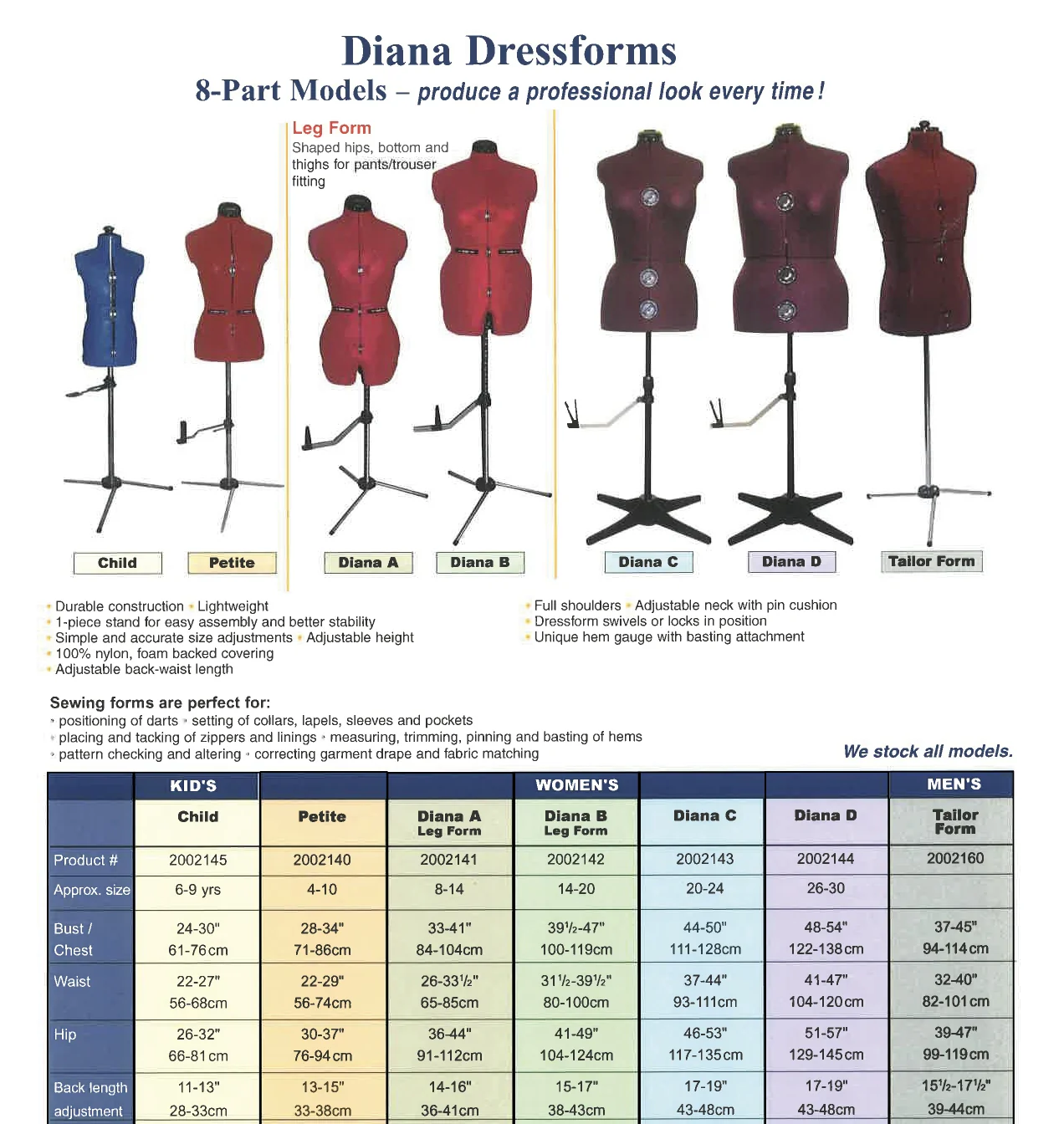DIANA Dressform - Size C - Dress Size 20-24 - Image 6