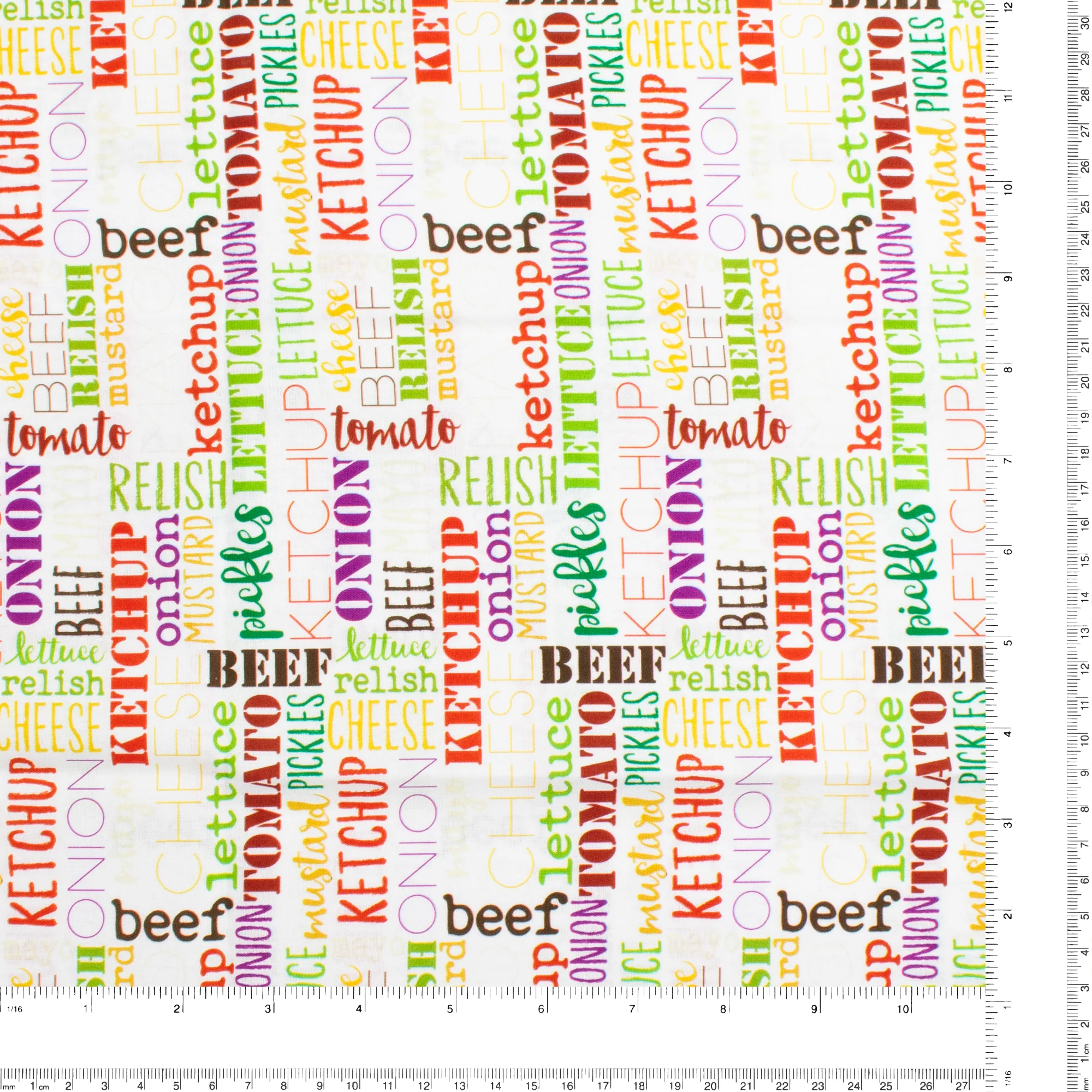 Digital Printed Cotton - BACKYARD BBQ - 006 - White - Image 3