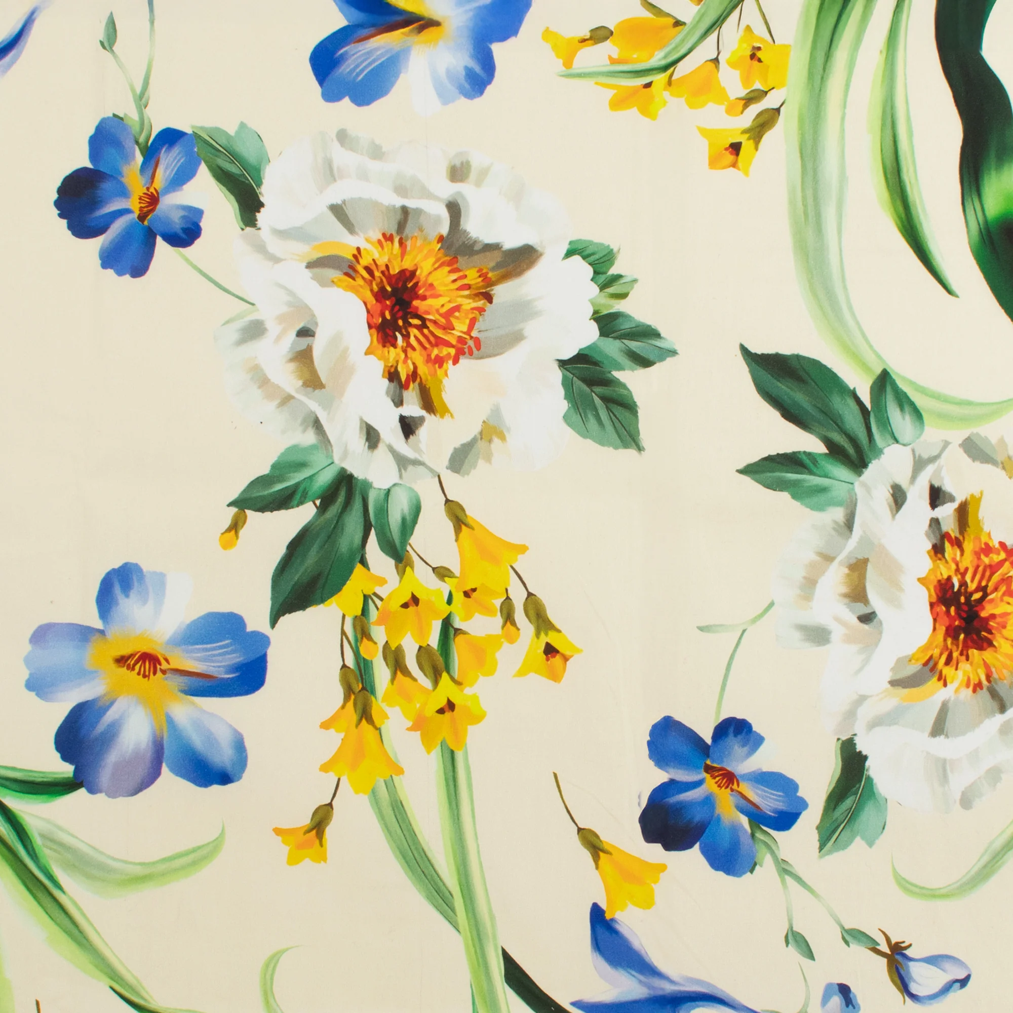 Digital Printed Poplin - ROSALIA - 003 - Butter