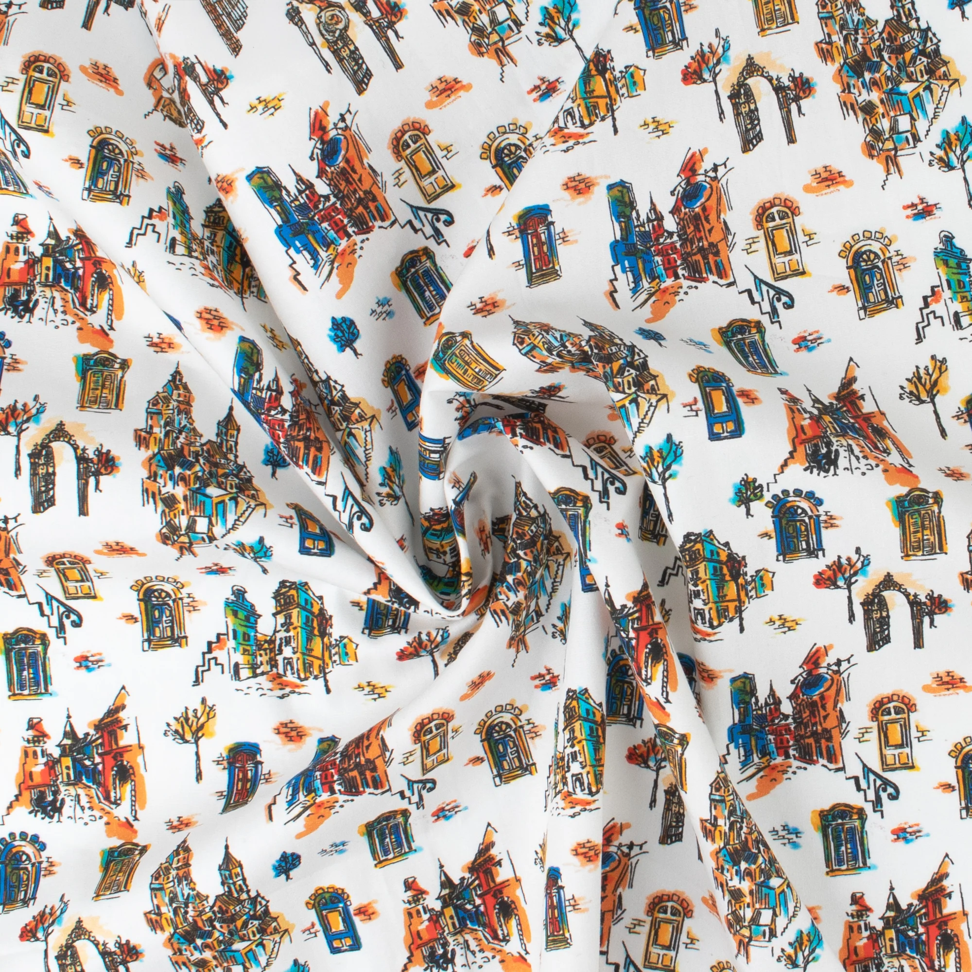 Digital Printed Poplin - ROSALIA - 013 - Multicolor - Image 2