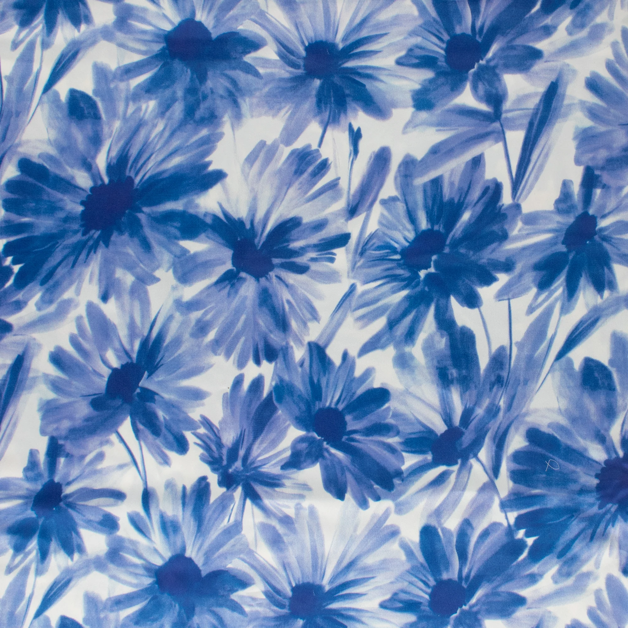 Digital Printed Satin - GEMINI - 011 - Blue